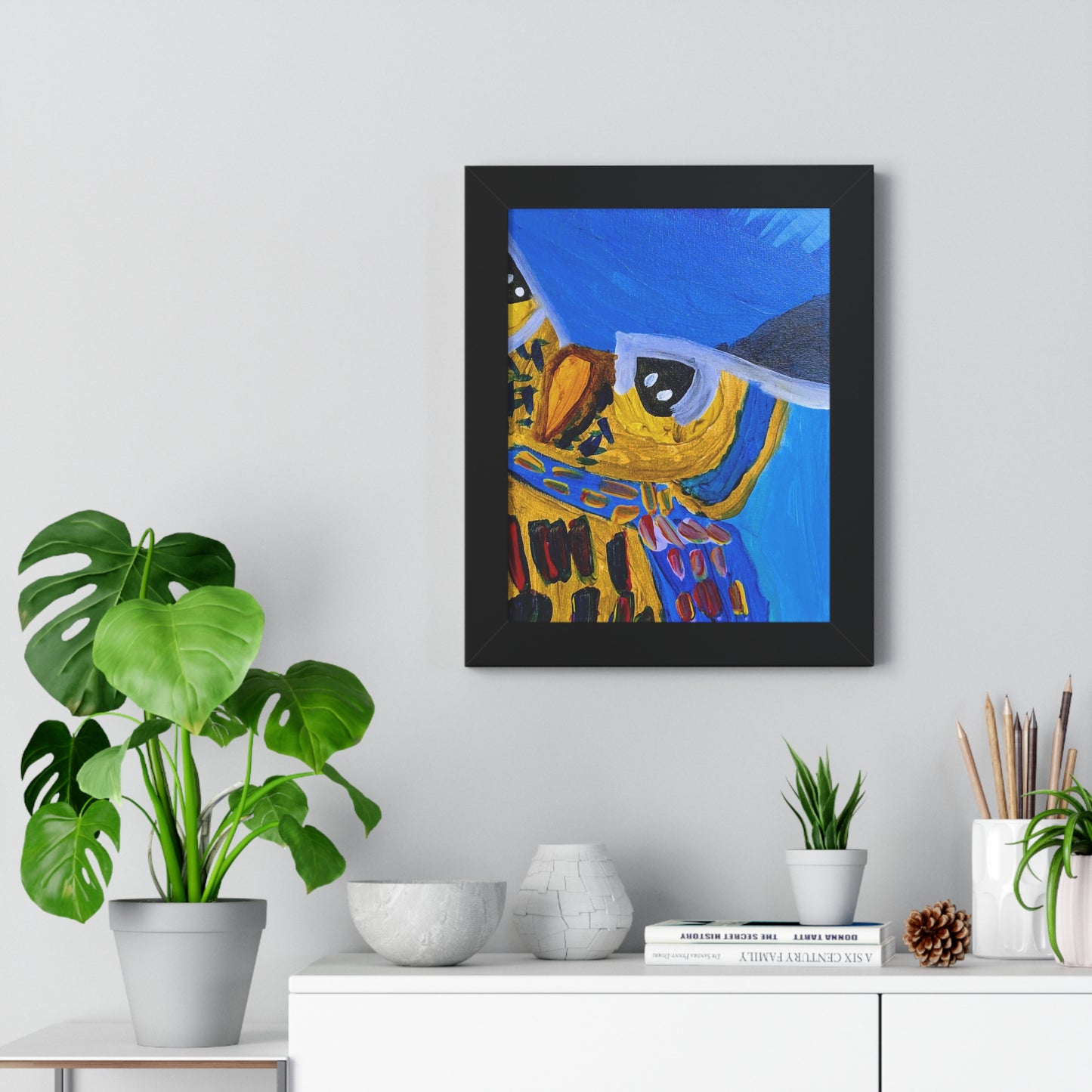 Framed Print - "Sapphire Sentinel"