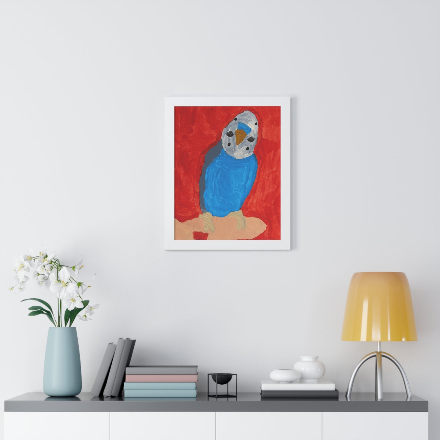 Framed Print - Dallas the Budgie