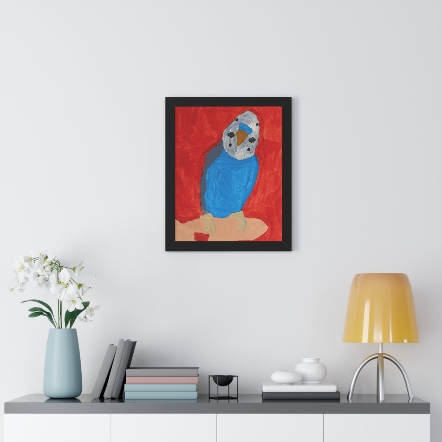 Framed Print - Dallas the Budgie