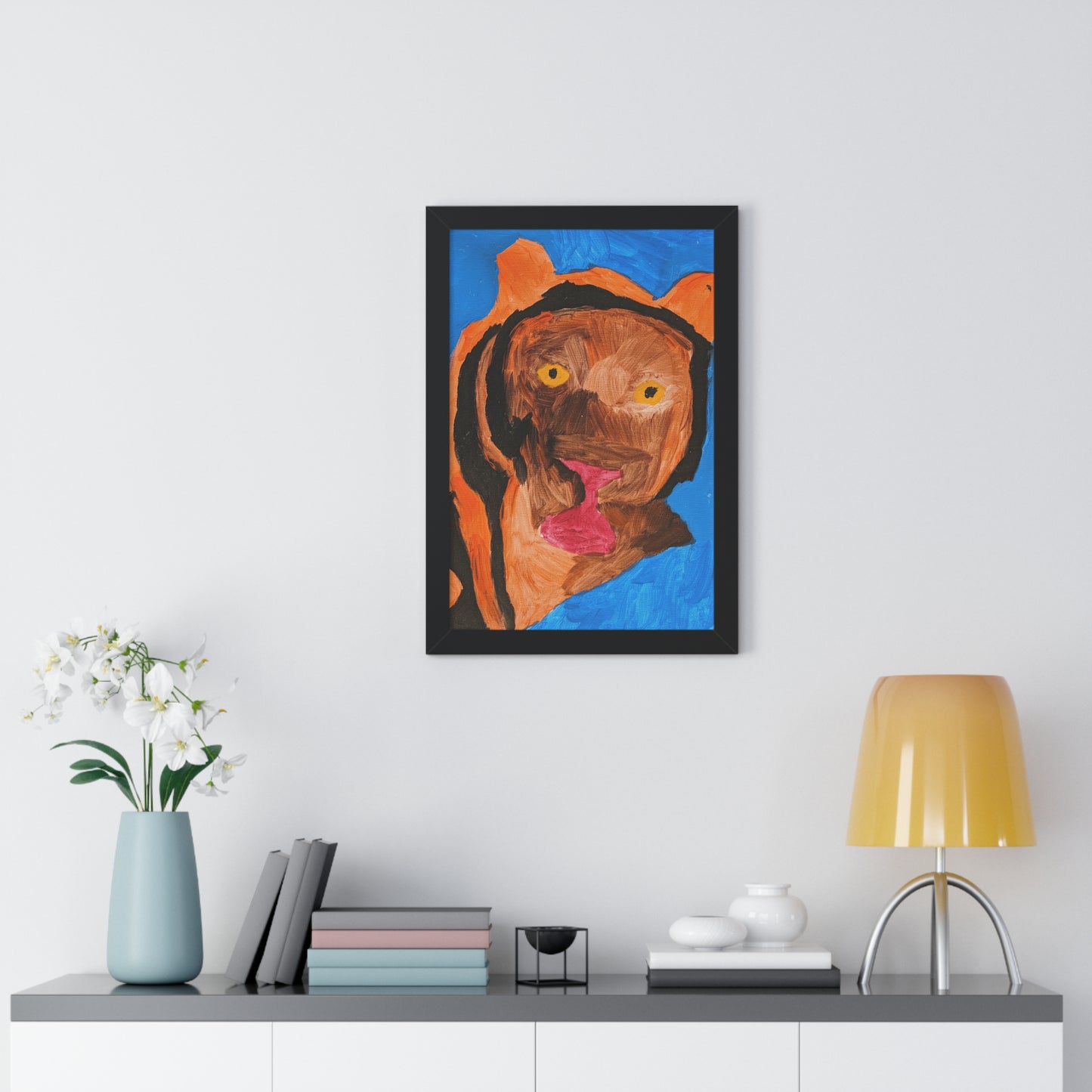 Framed Print - "Regal Stripes"