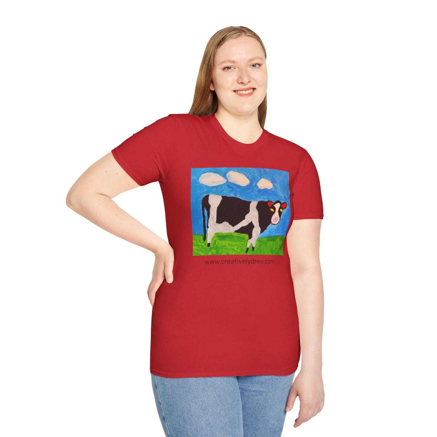 Unisex Softstyle T-Shirt - Cow