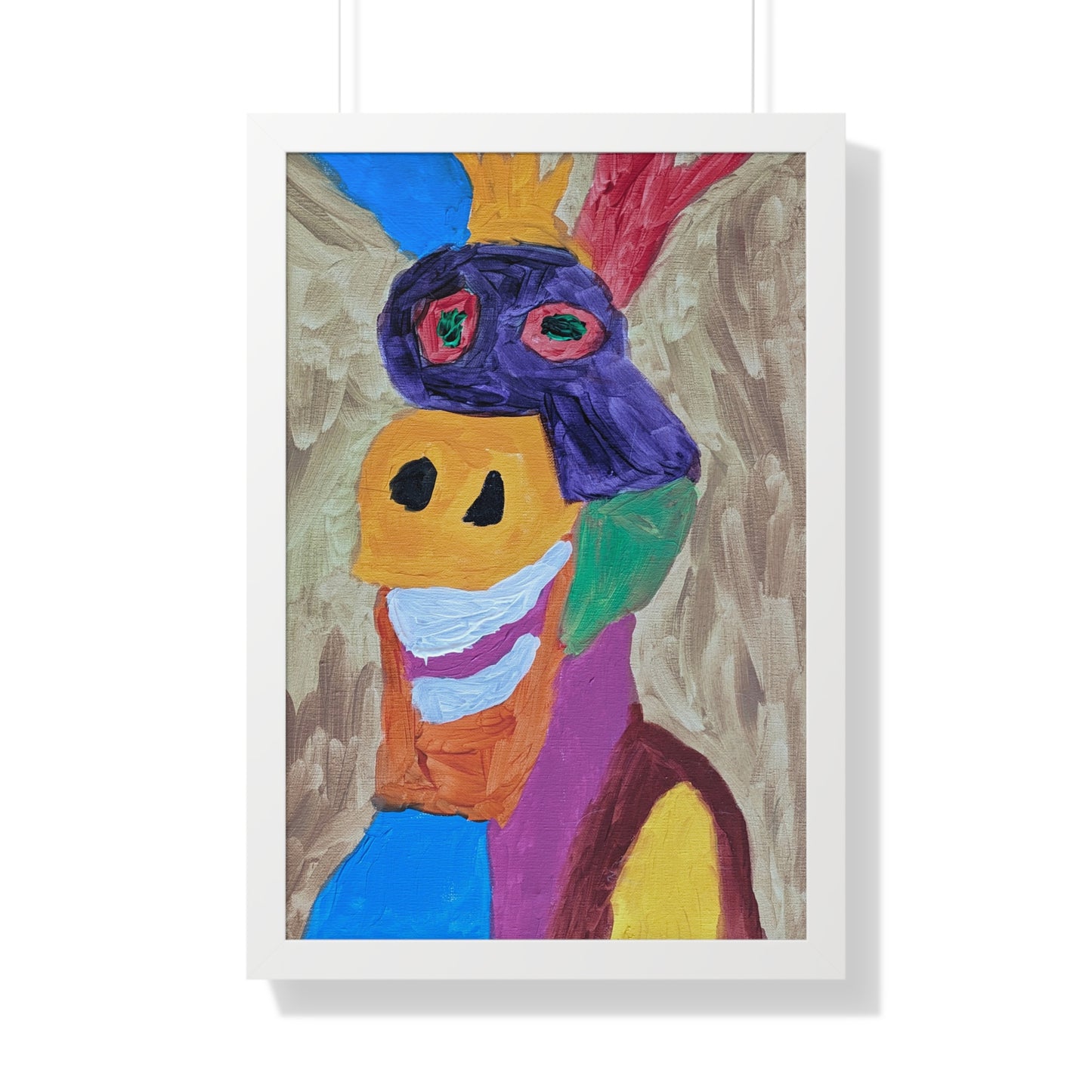 Framed Print - "Smiley Donkey"