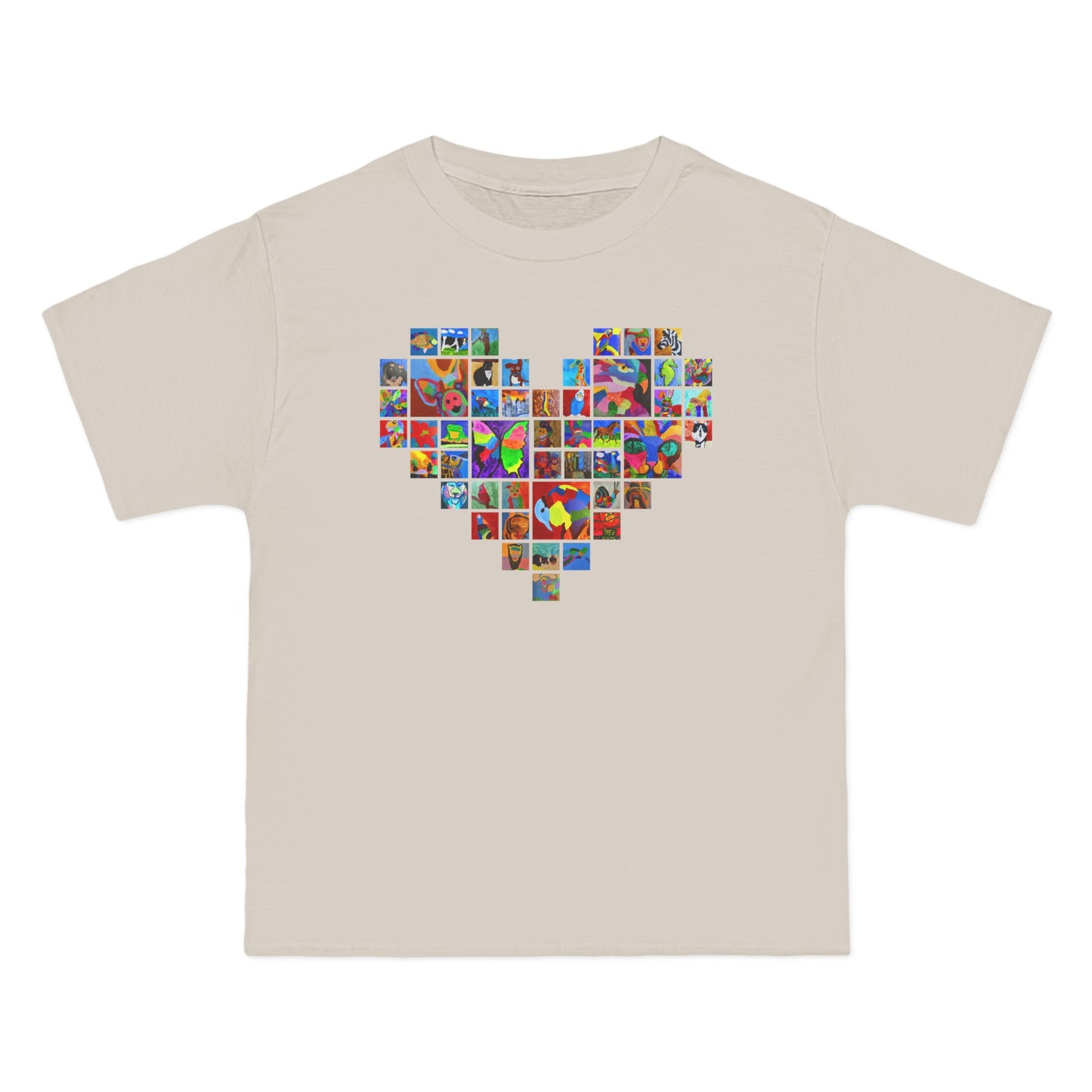 Men's Tee - heart collage