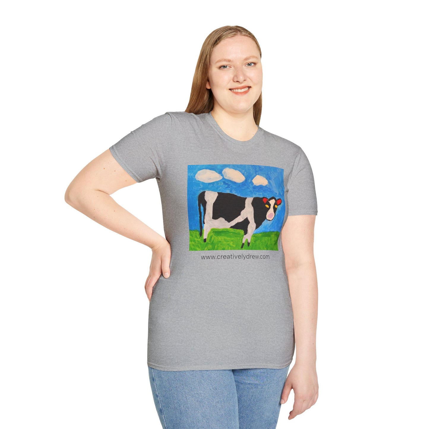 Unisex Softstyle T-Shirt - Cow