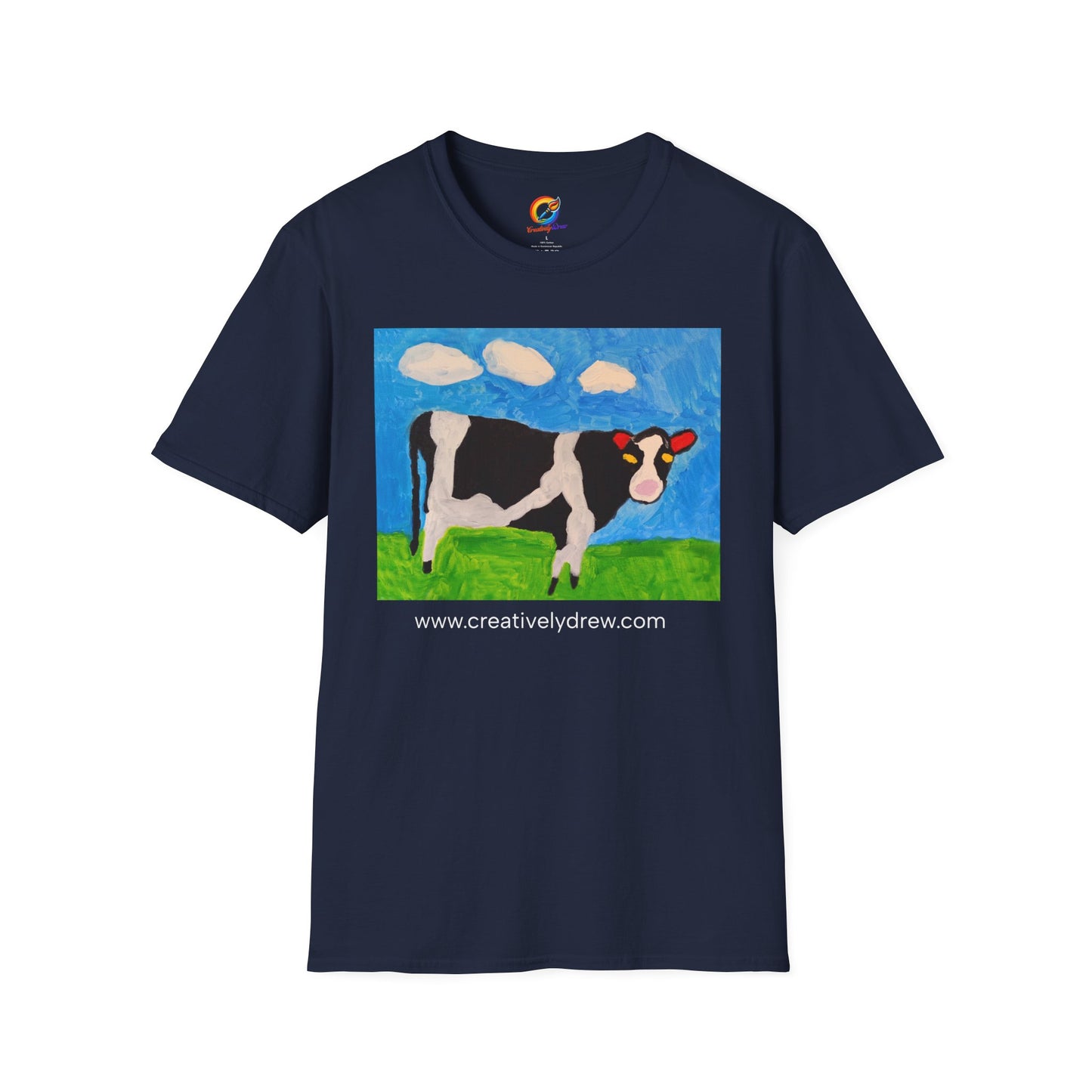 Unisex Softstyle T-Shirt - Cow