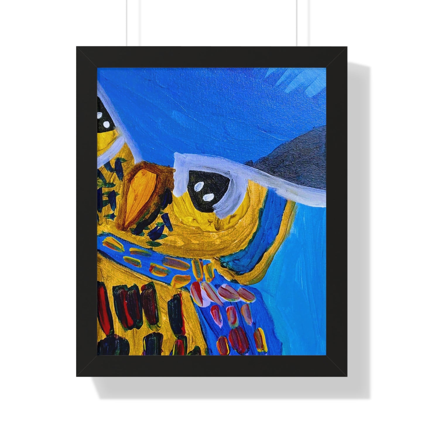 Framed Print - "Sapphire Sentinel"