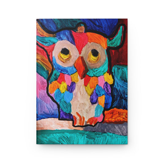 Hardcover Journal - "Colorful Watcher"