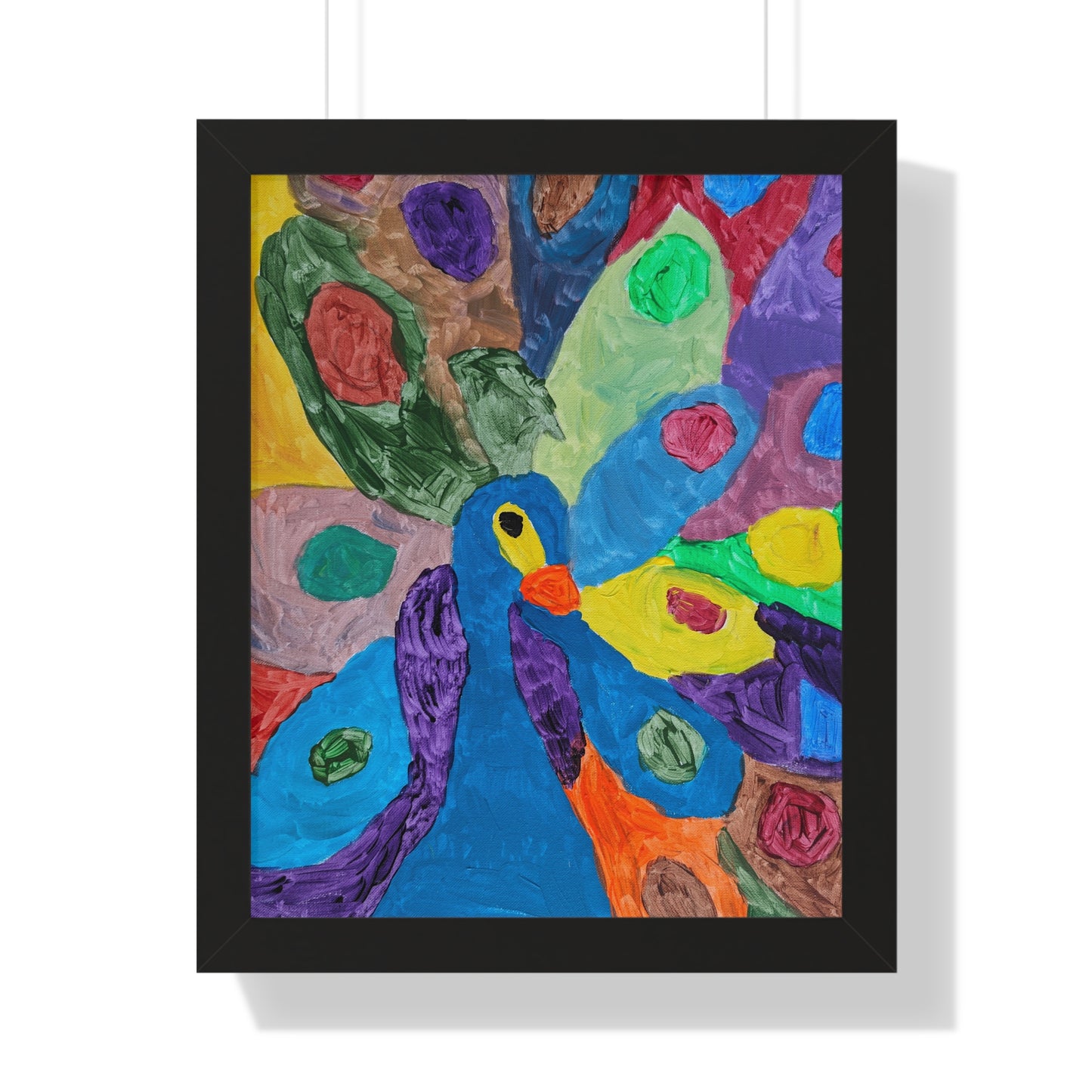 Framed Print - "Piper Peacock"