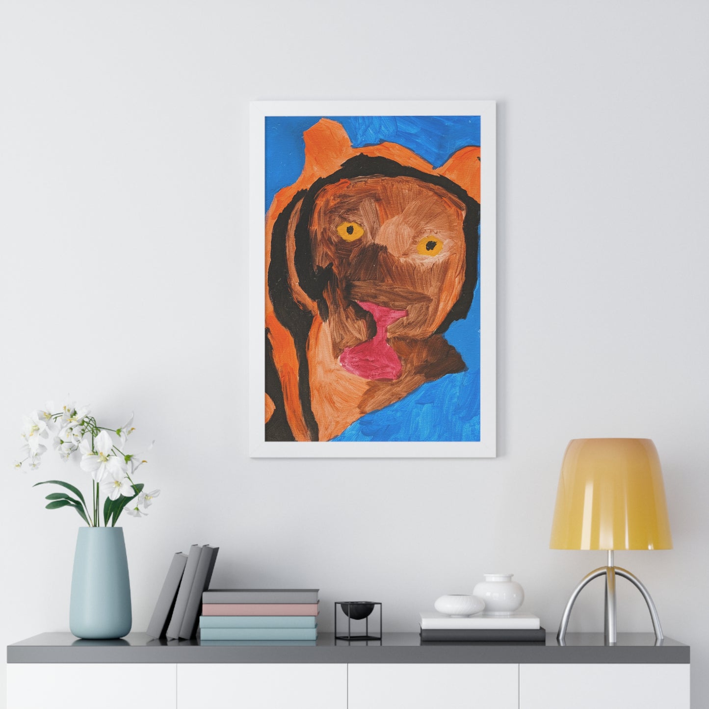 Framed Print - "Regal Stripes"