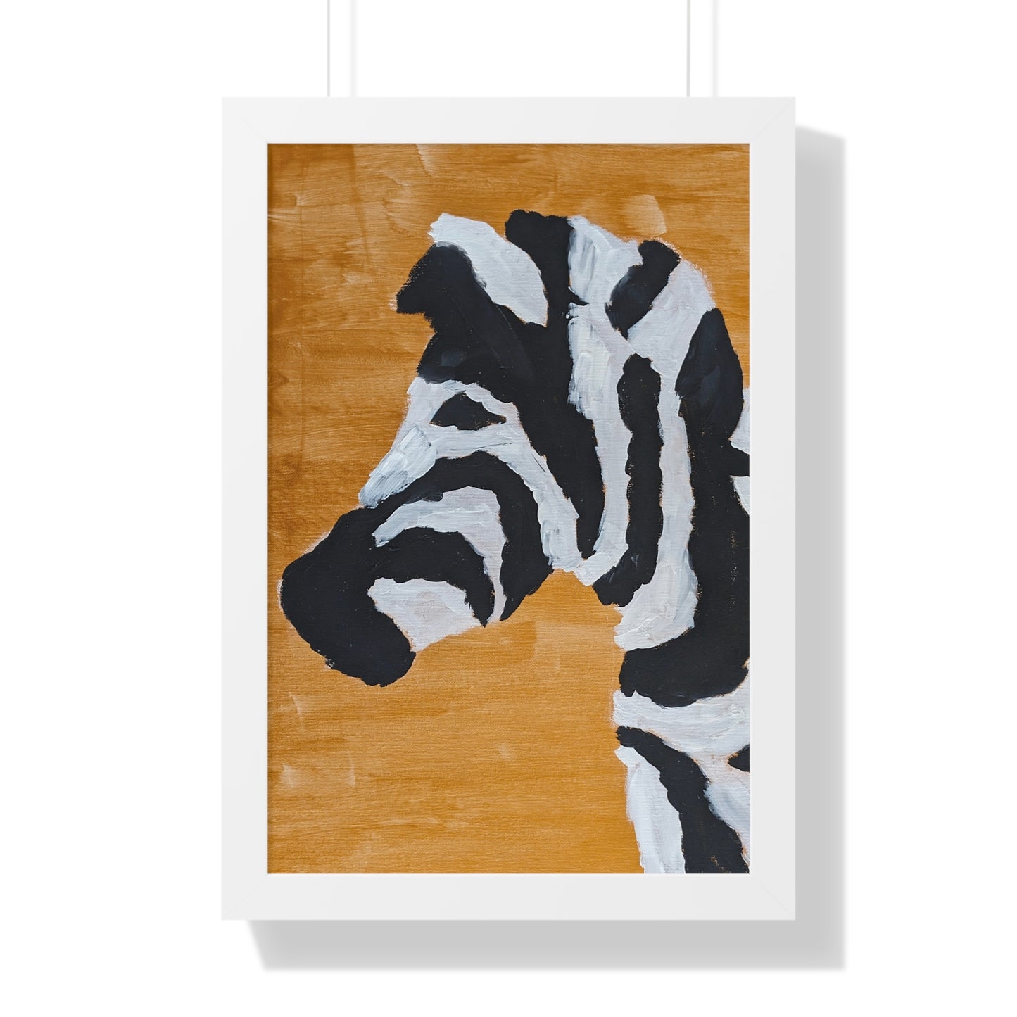 Framed Print - "Zebra Zen"