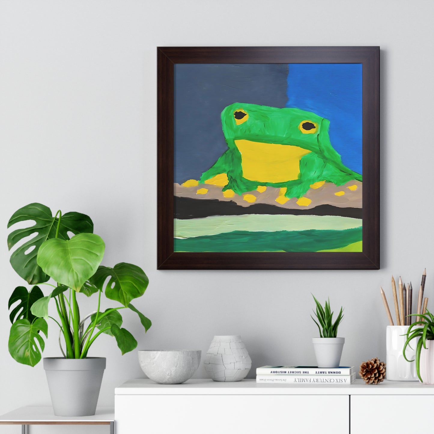 Framed Print - "Little Hopper"