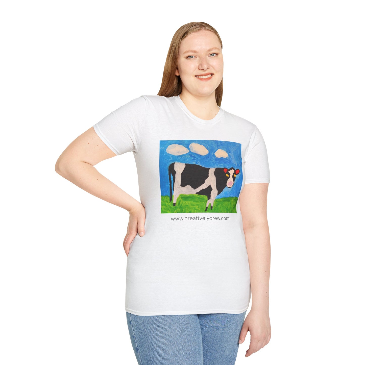 Unisex Softstyle T-Shirt - Cow