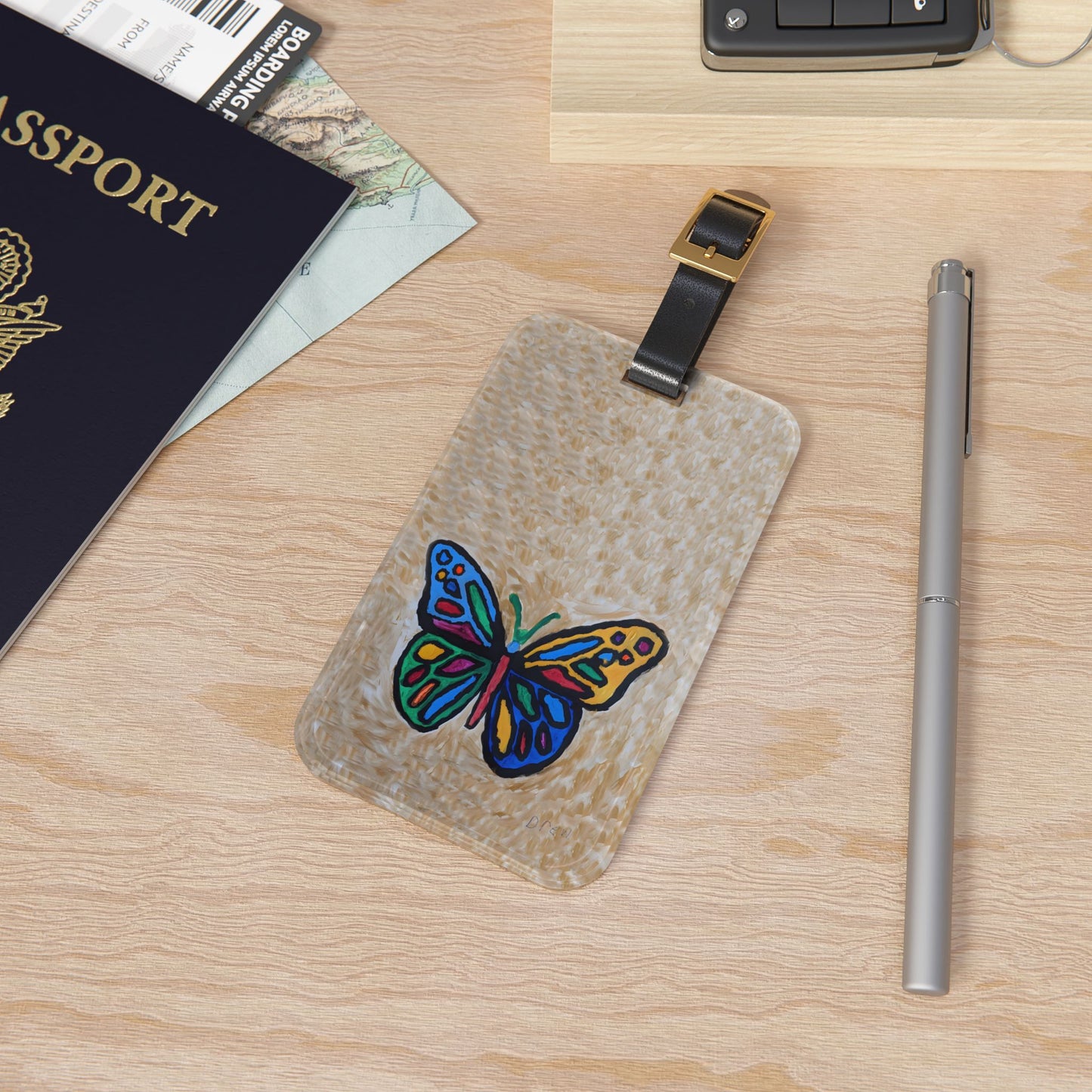 Luggage Tag - Butterfly