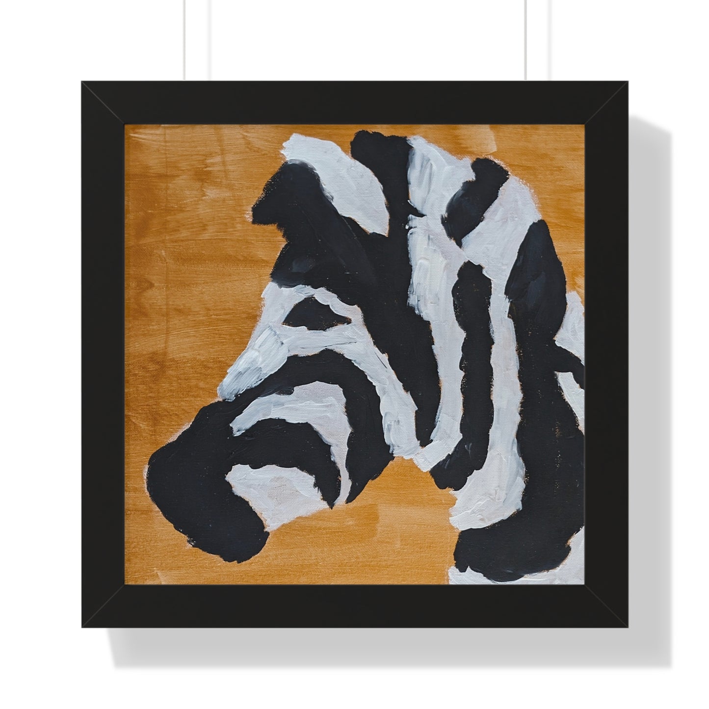 Framed Print - "Zebra Zen"