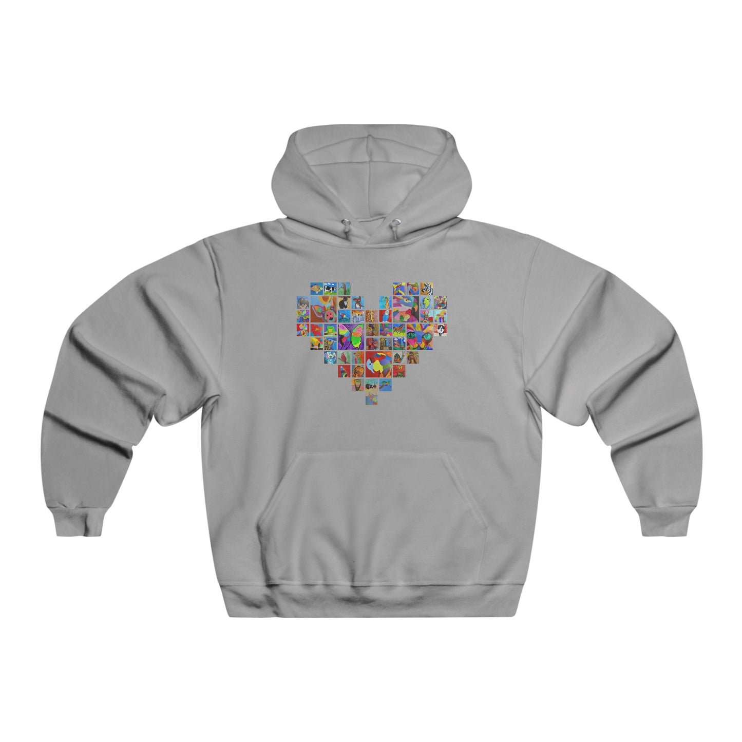 Hooded Sweatshirt - "Mom's Heart" collage