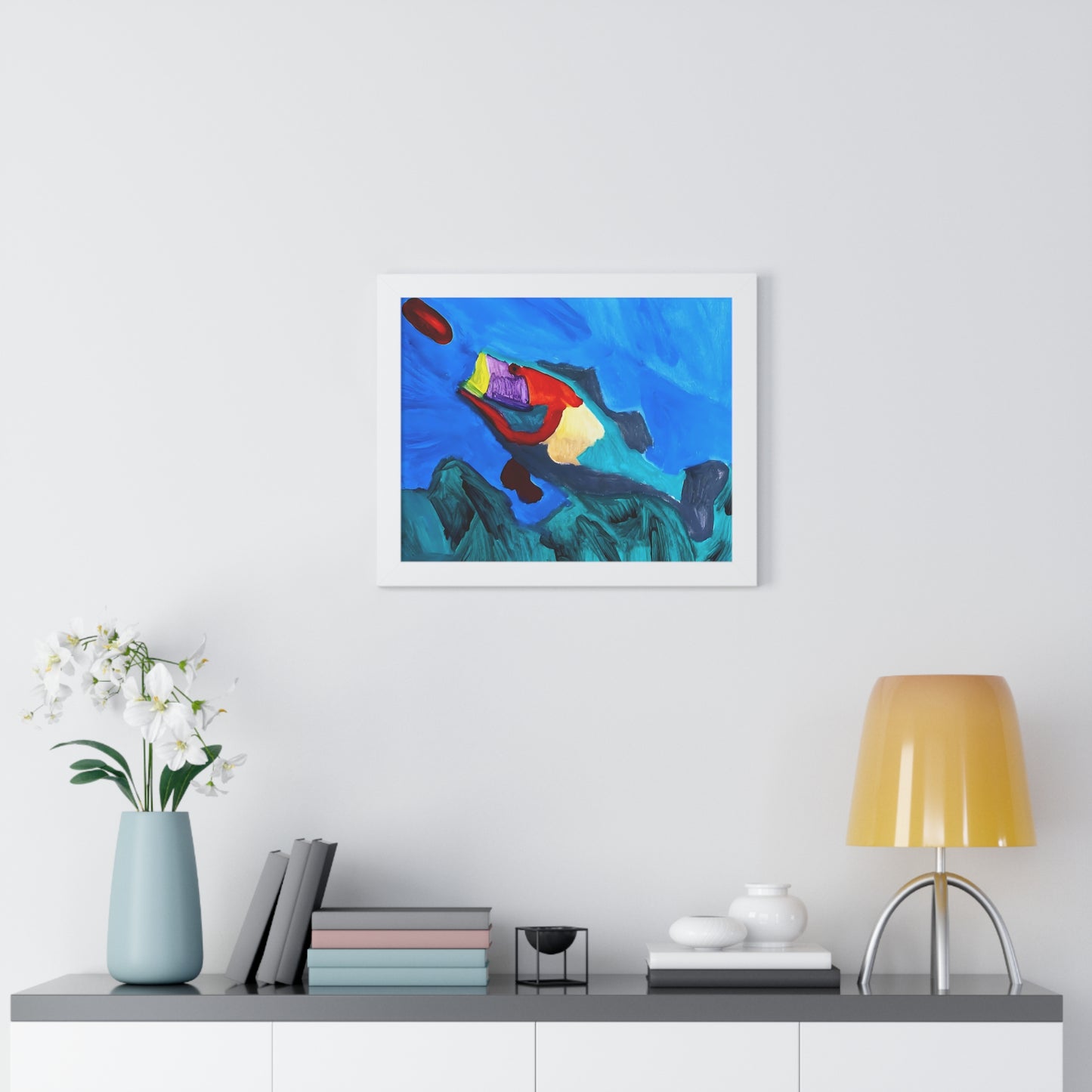 Framed Print - "Grandpa's Bass"