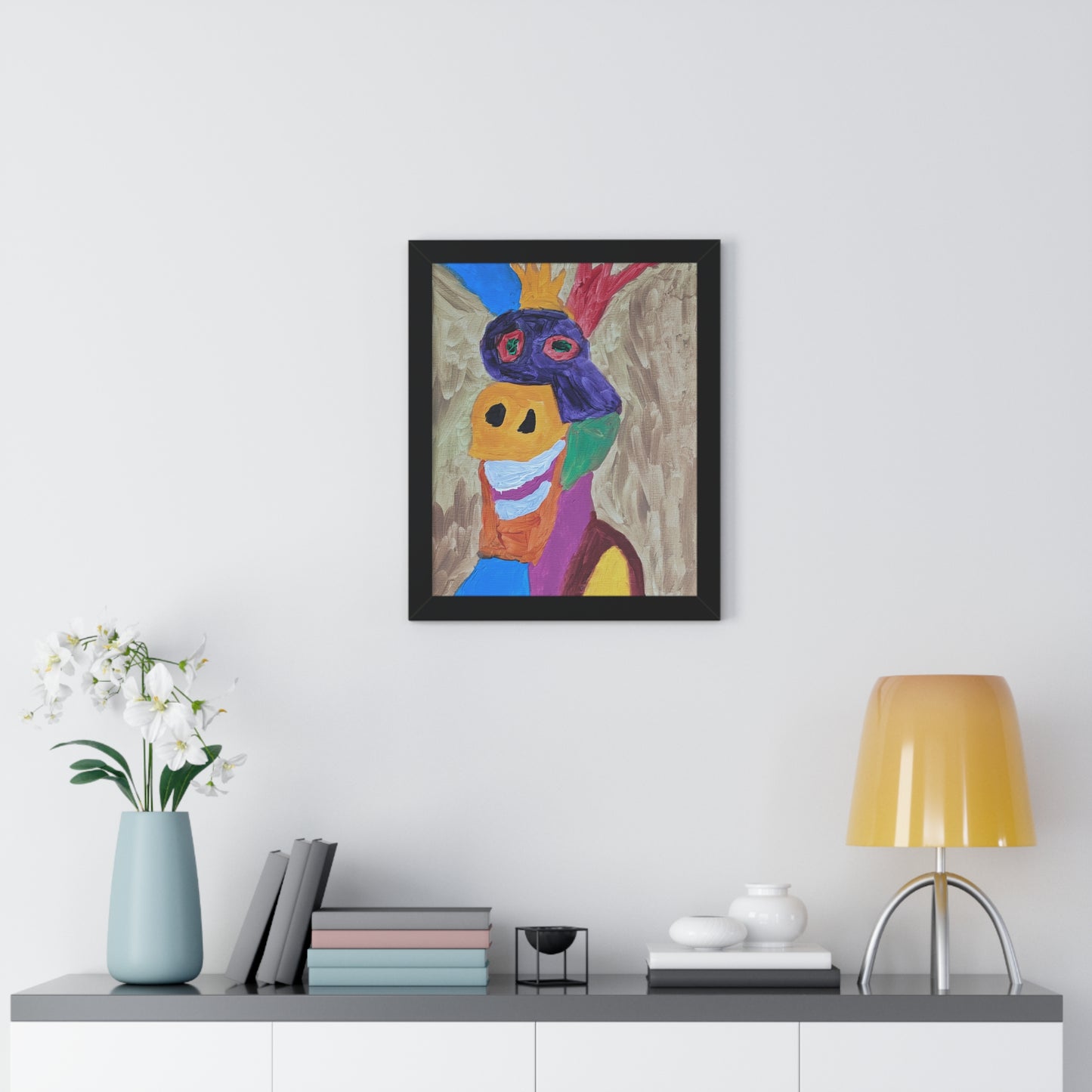 Framed Print - "Smiley Donkey"