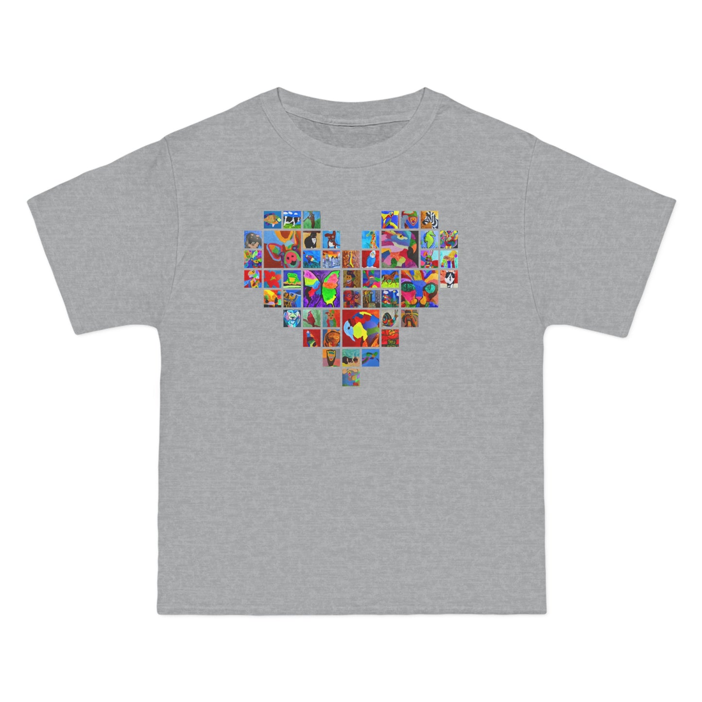 Men's Tee - heart collage