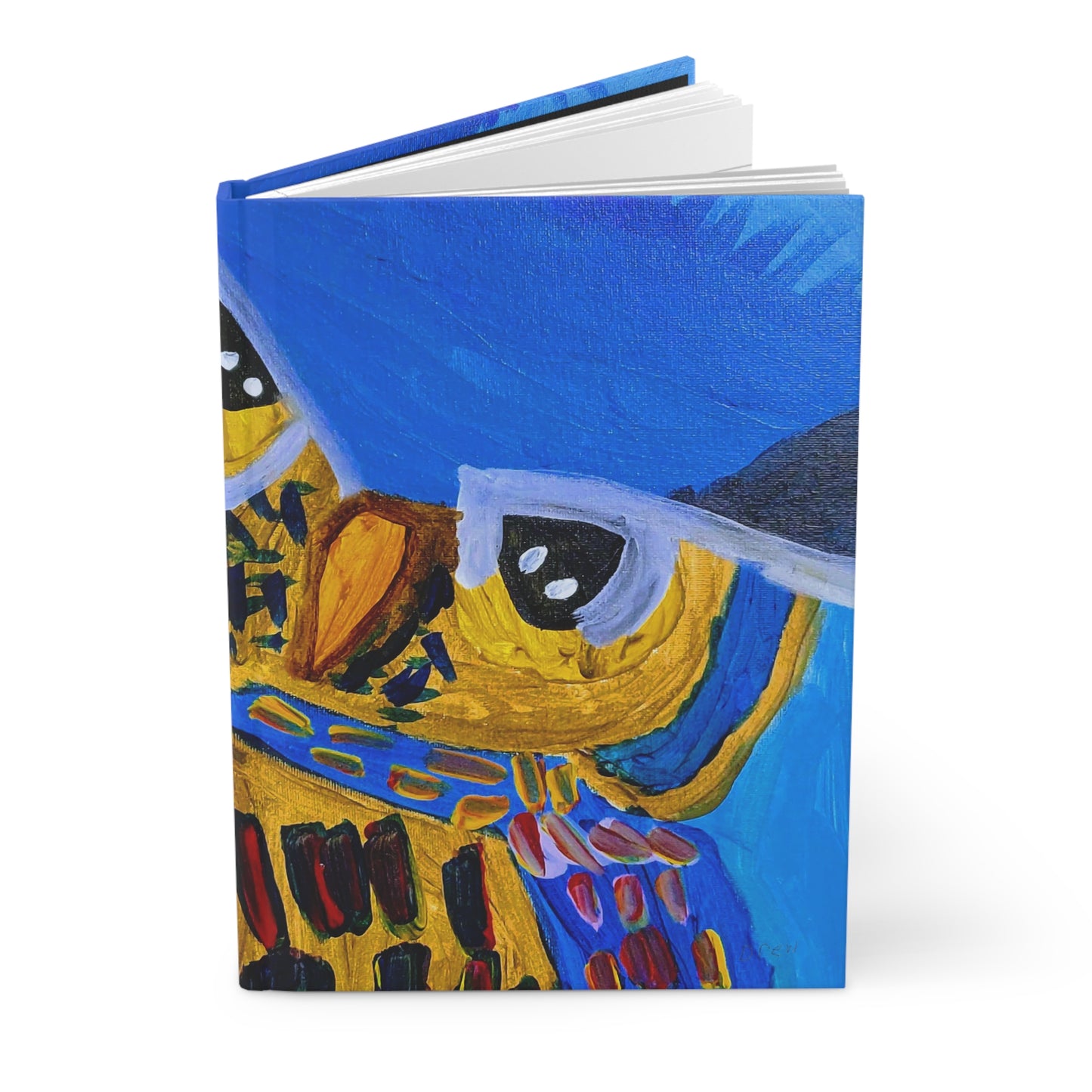 Hardcover Journal - "Sapphire Sentinel"