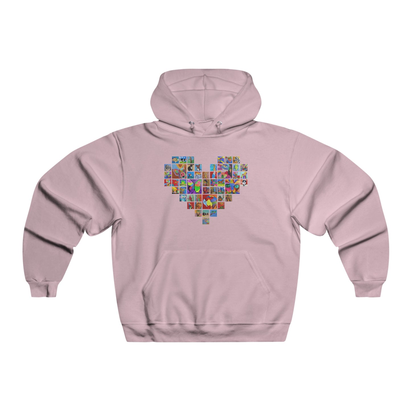 Hooded Sweatshirt - "Mom's Heart" collage