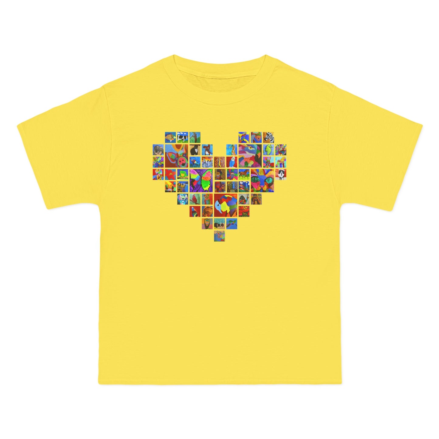 Men's Tee - heart collage