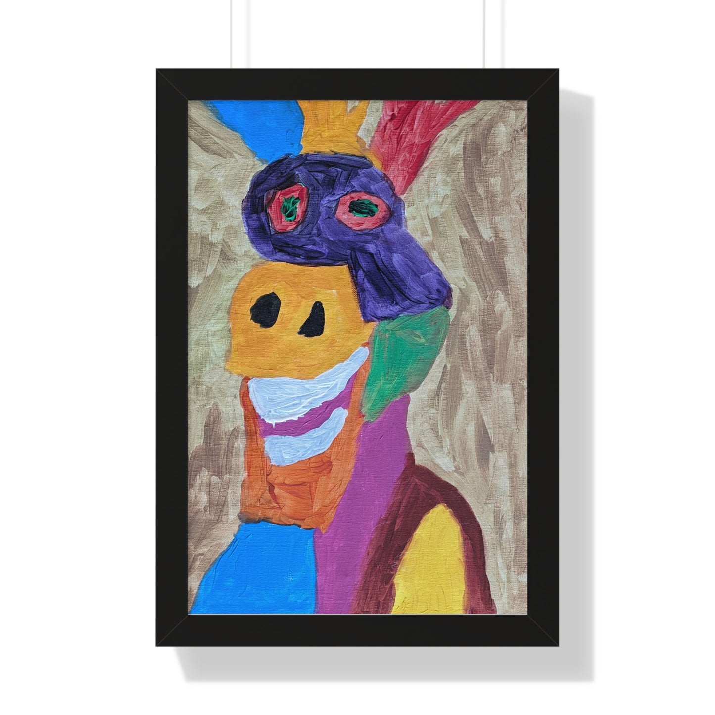 Framed Print - "Smiley Donkey"