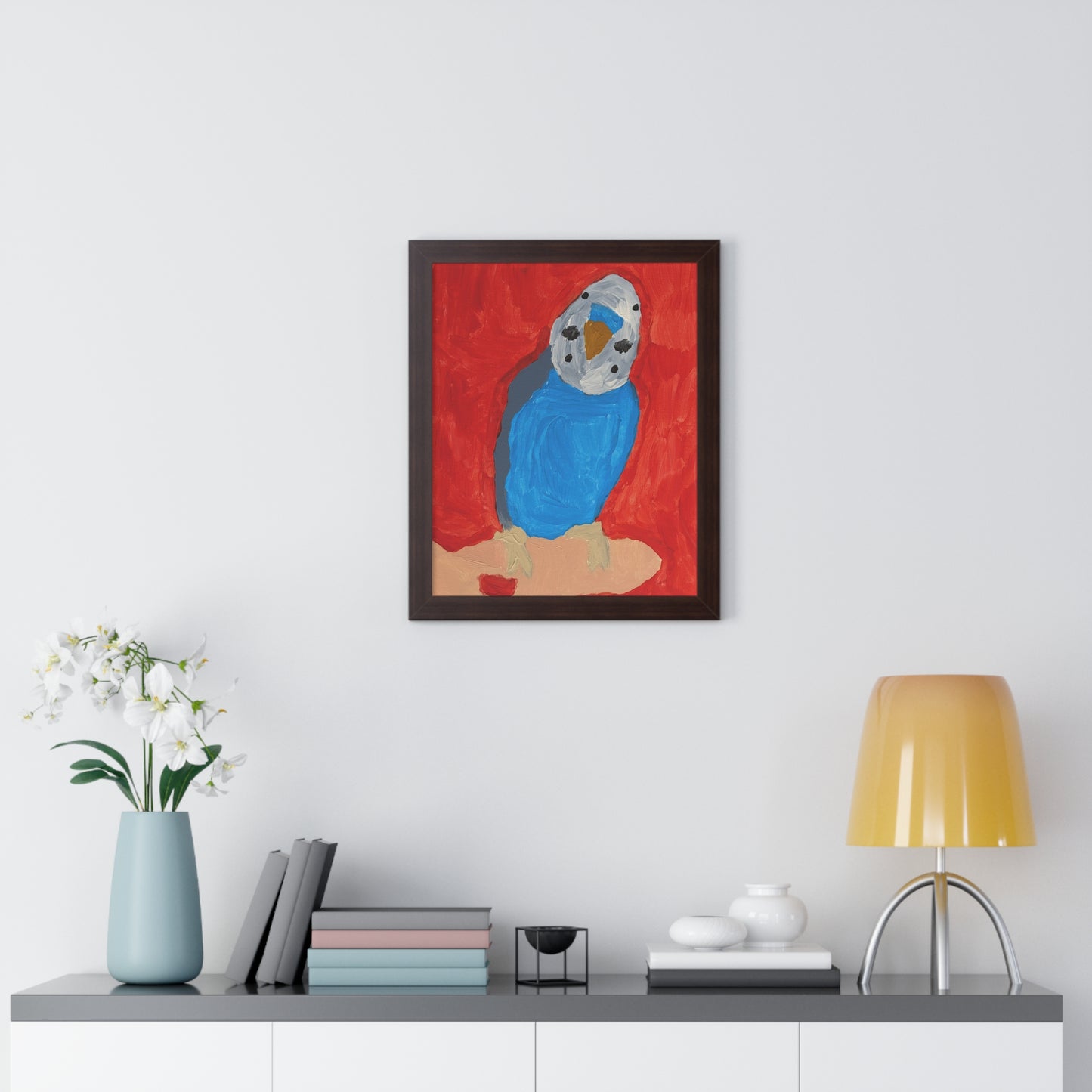 Framed Print - Dallas the Budgie