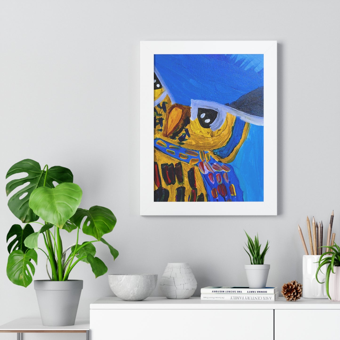 Framed Print - "Sapphire Sentinel"