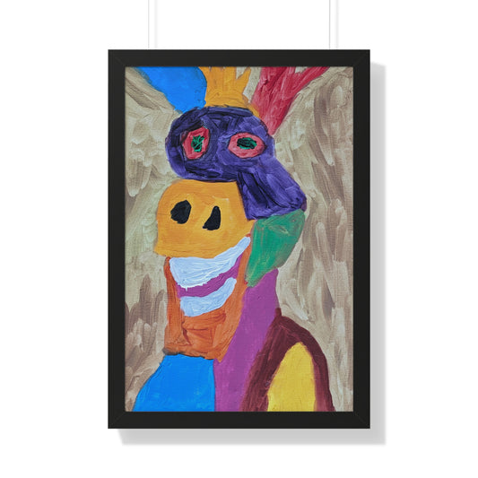 Framed Print - "Smiley Donkey"