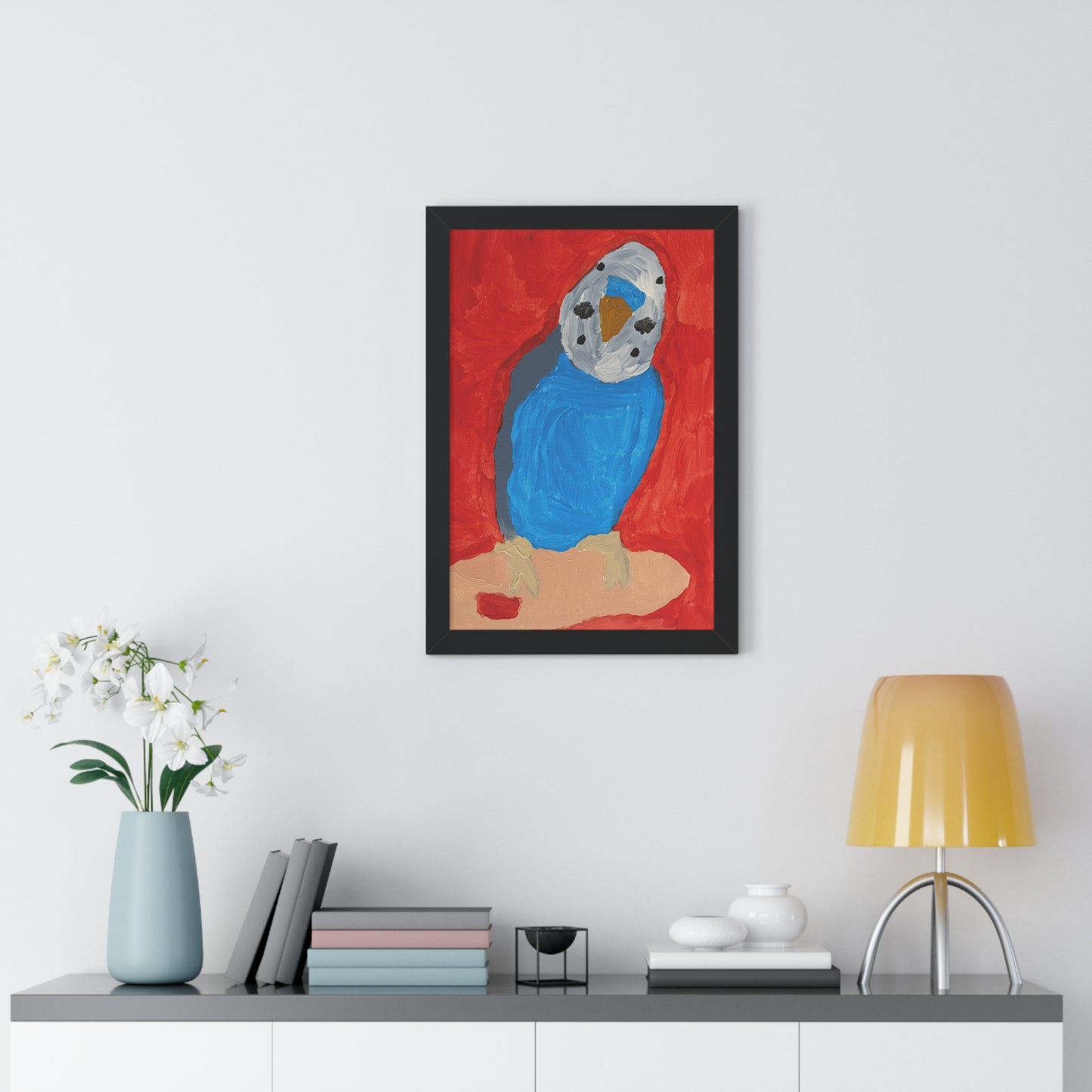 Framed Print - Dallas the Budgie