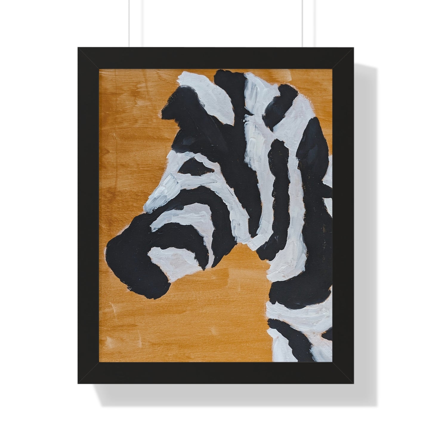 Framed Print - "Zebra Zen"