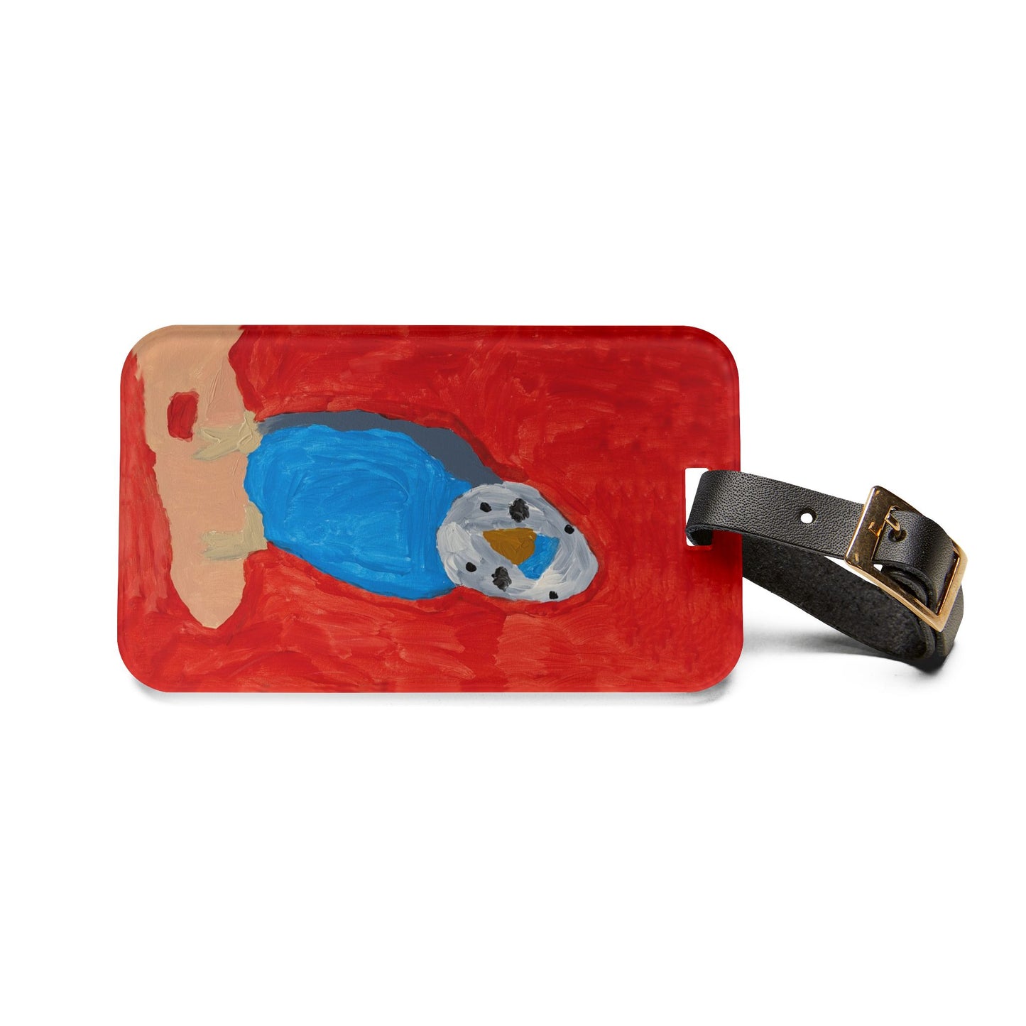 Luggage Tag - Autistic Artist Drew Whitaker Artwork from Dallas