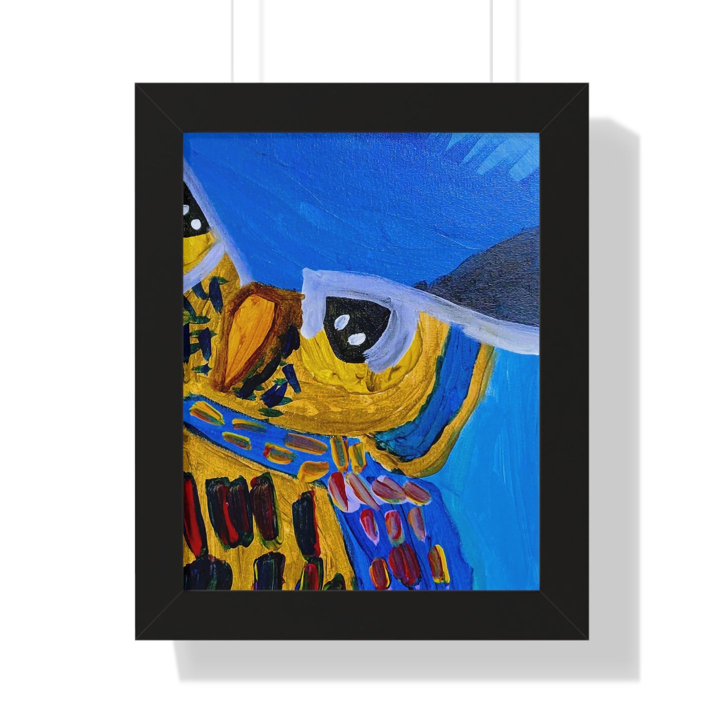 Framed Print - "Sapphire Sentinel"