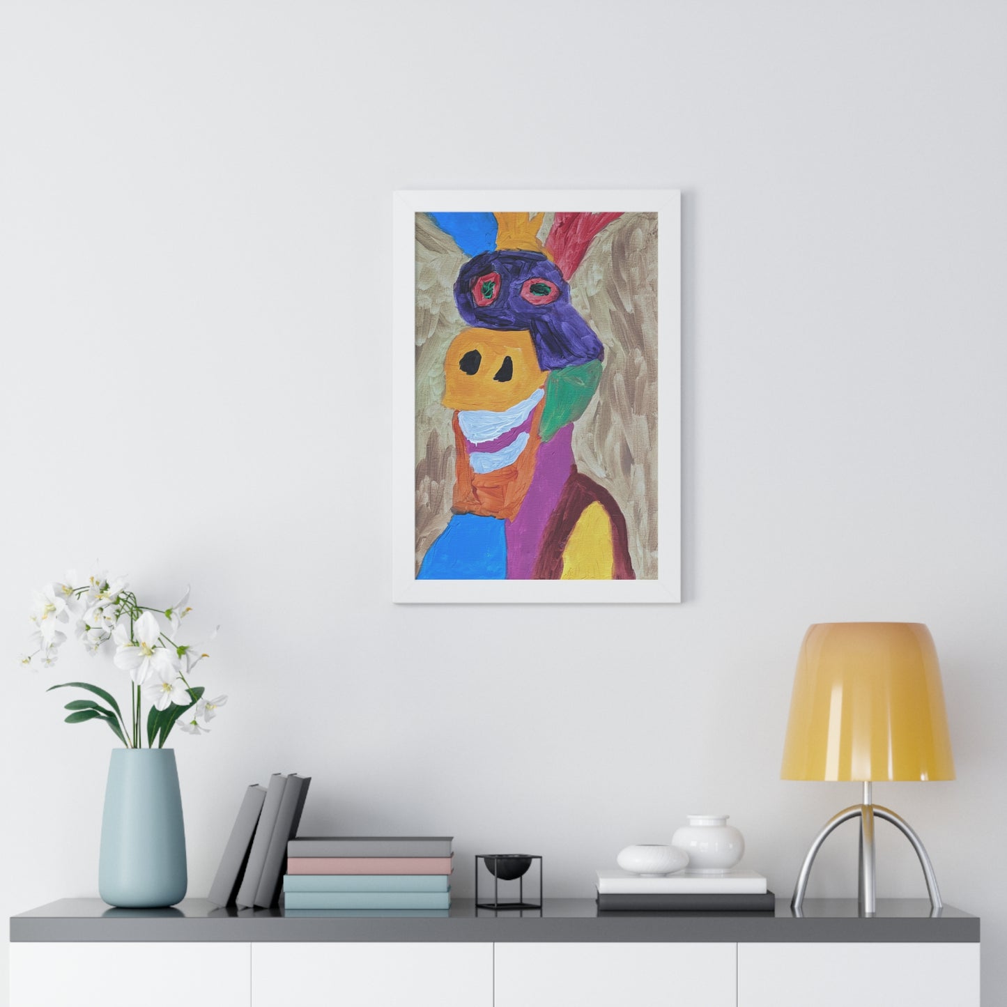 Framed Print - "Smiley Donkey"