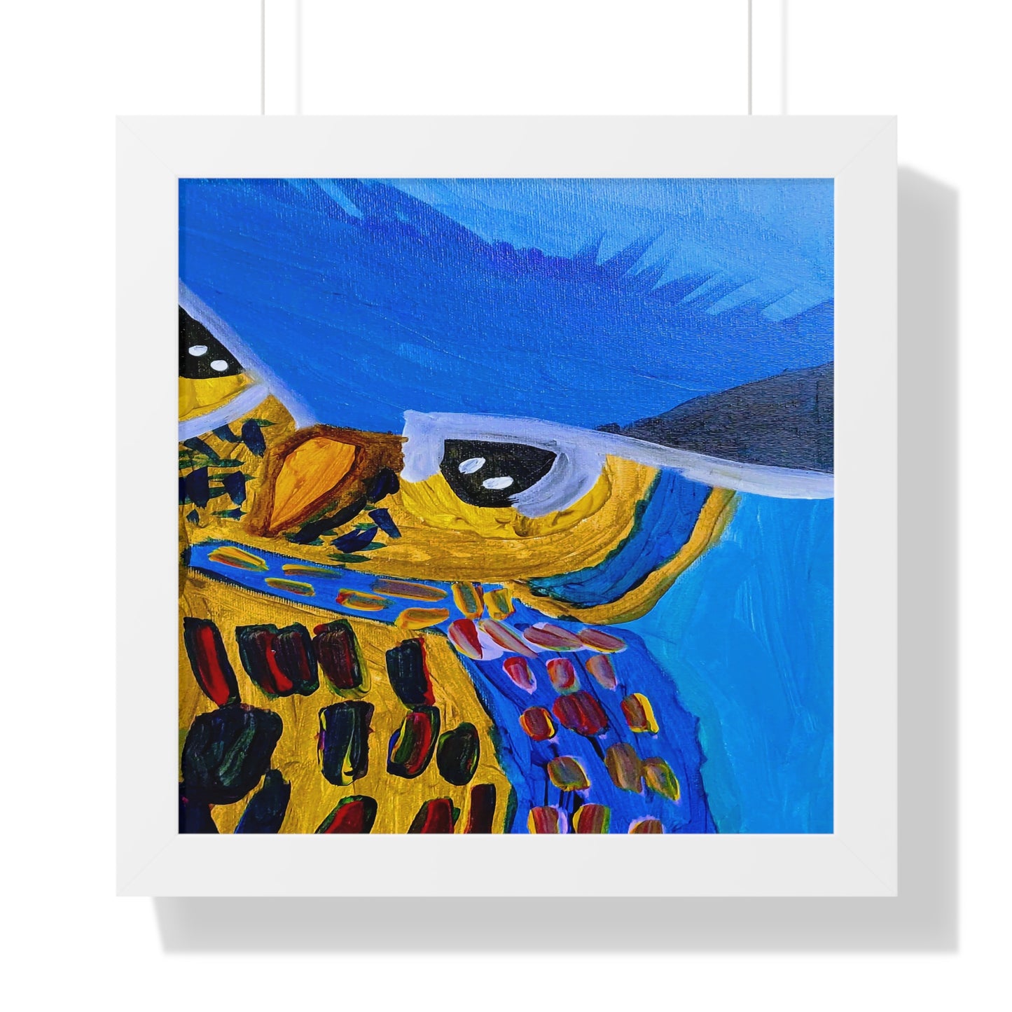 Framed Print - "Sapphire Sentinel"