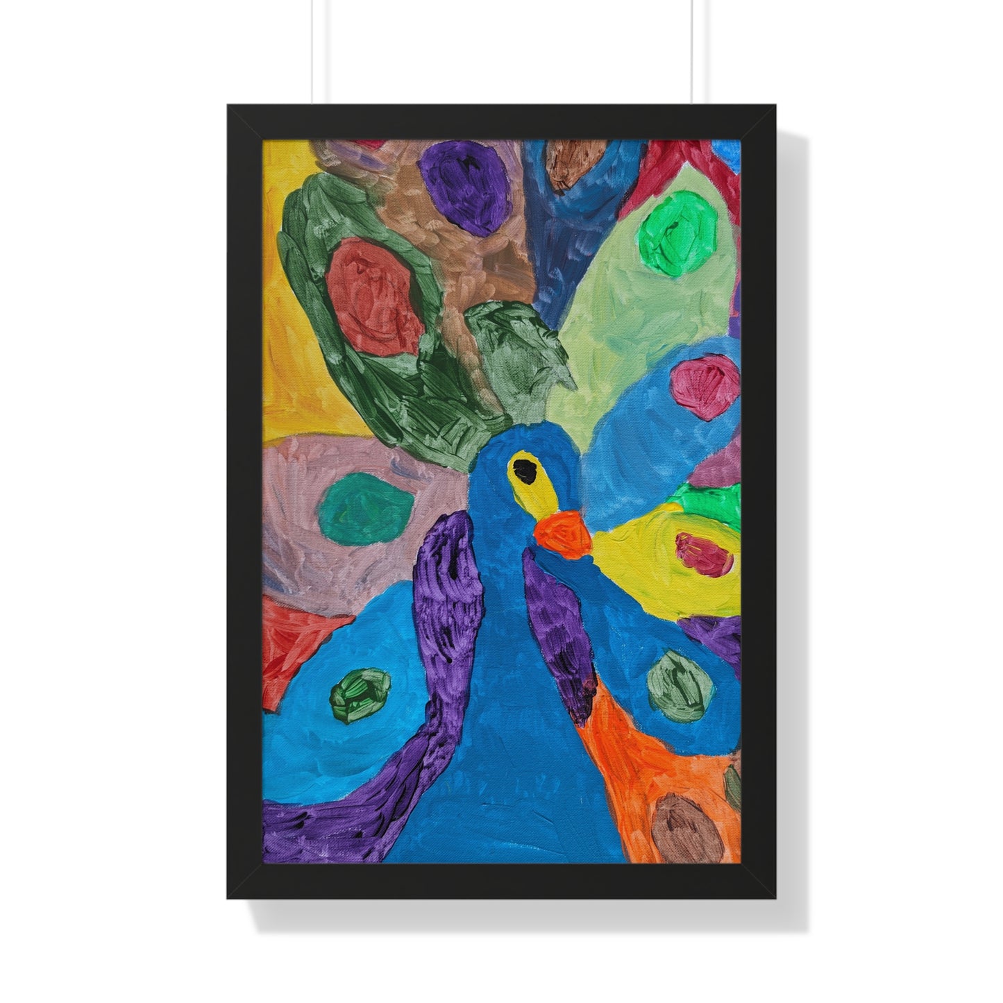 Framed Print - "Piper Peacock"