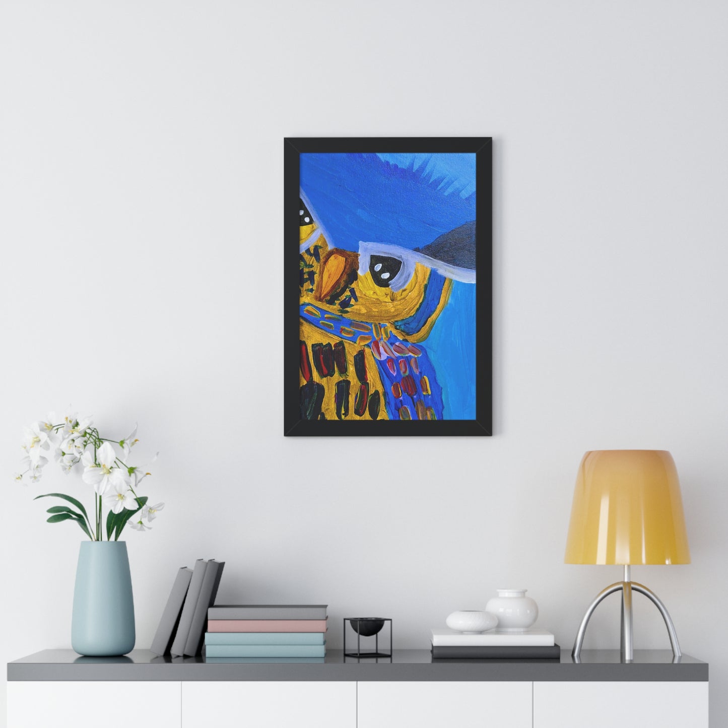 Framed Print - "Sapphire Sentinel"