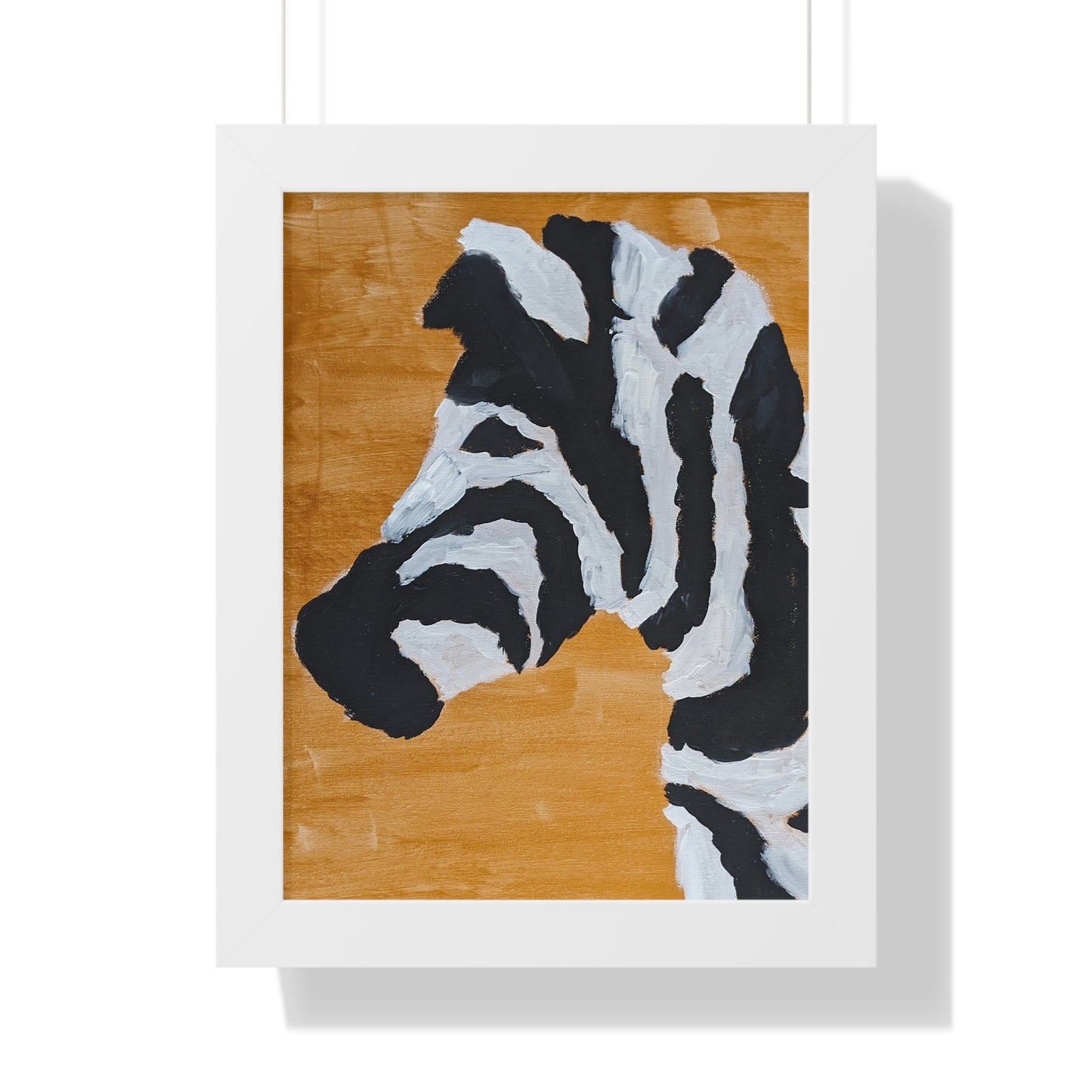 Framed Print - "Zebra Zen"