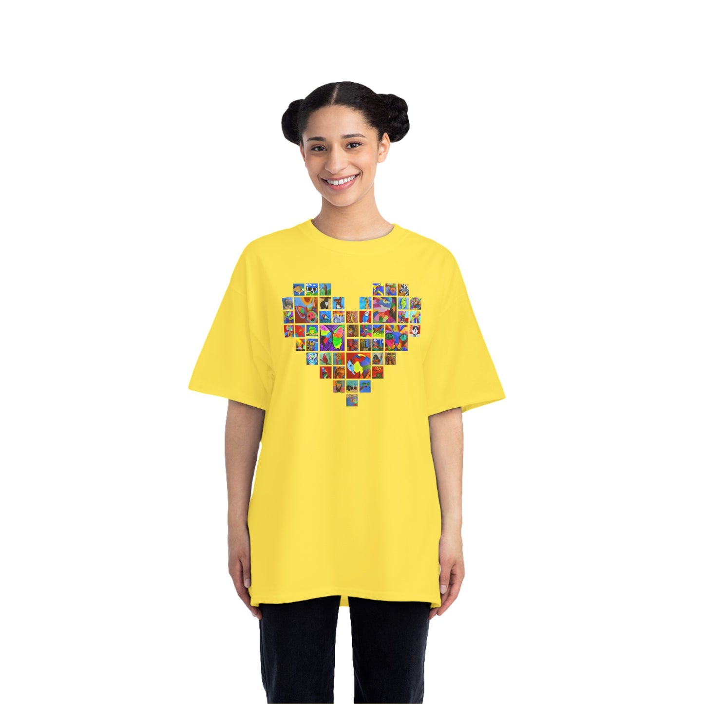 Men's Tee - heart collage