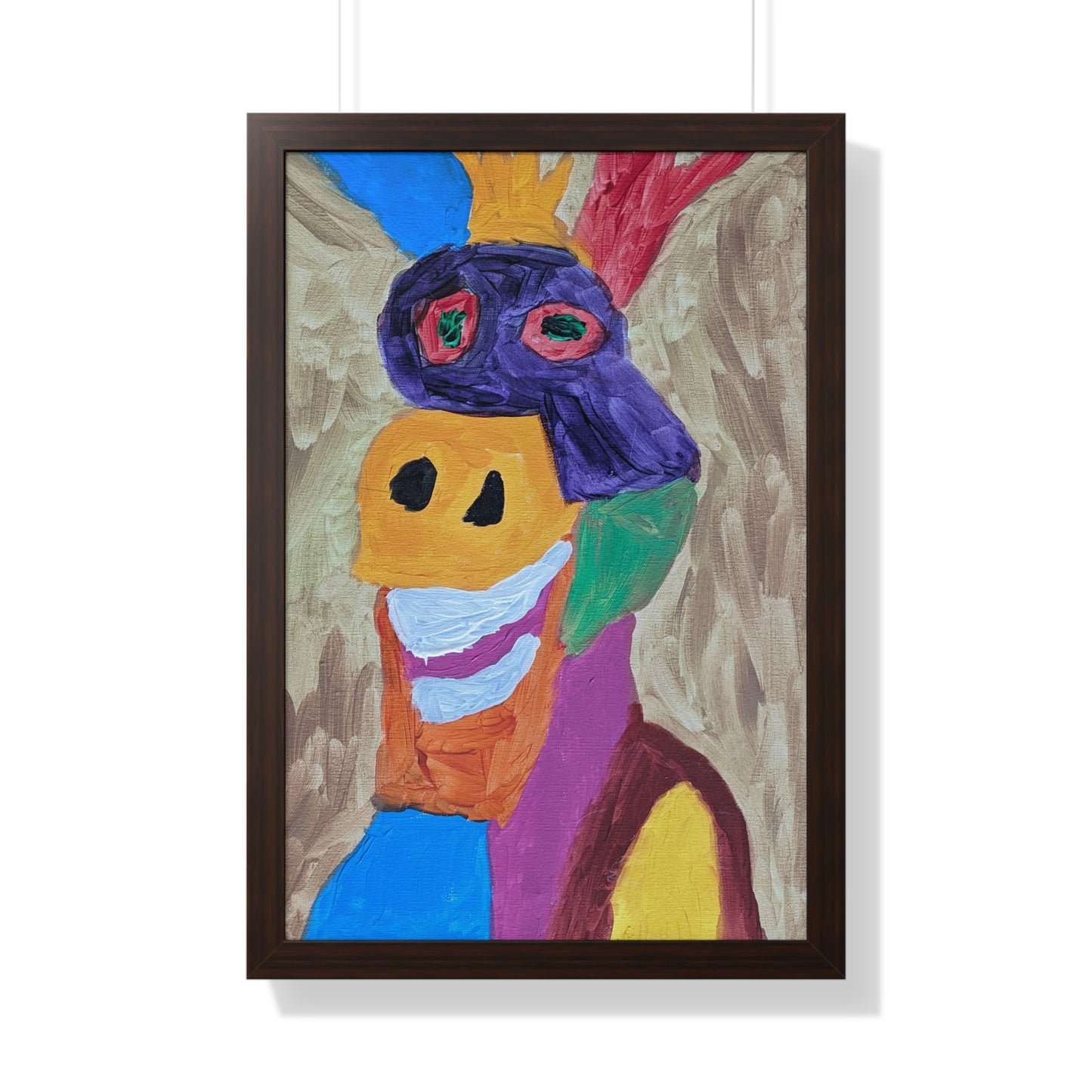 Framed Print - "Smiley Donkey"