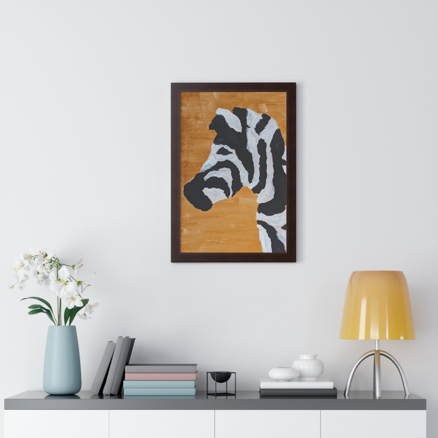 Framed Print - "Zebra Zen"