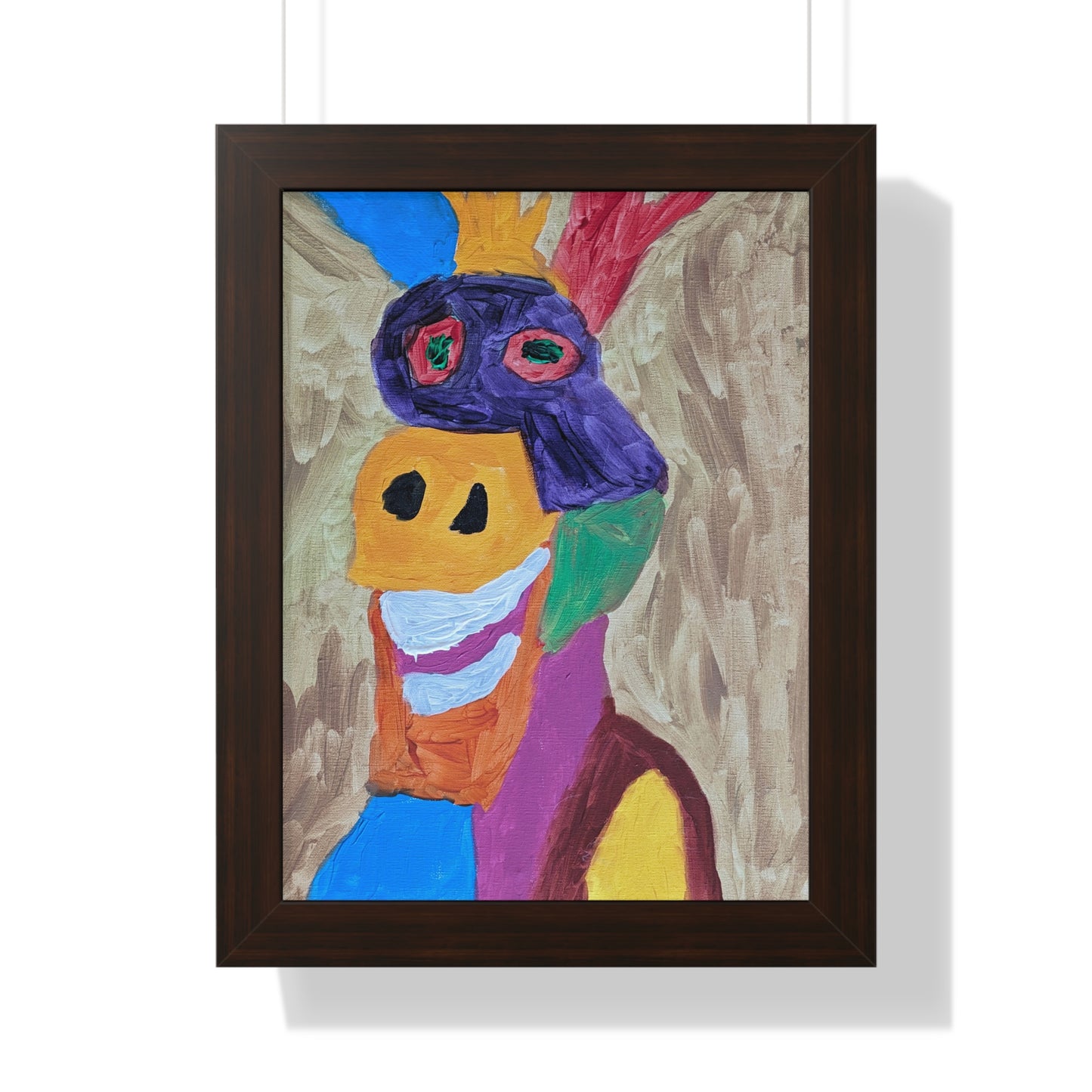 Framed Print - "Smiley Donkey"