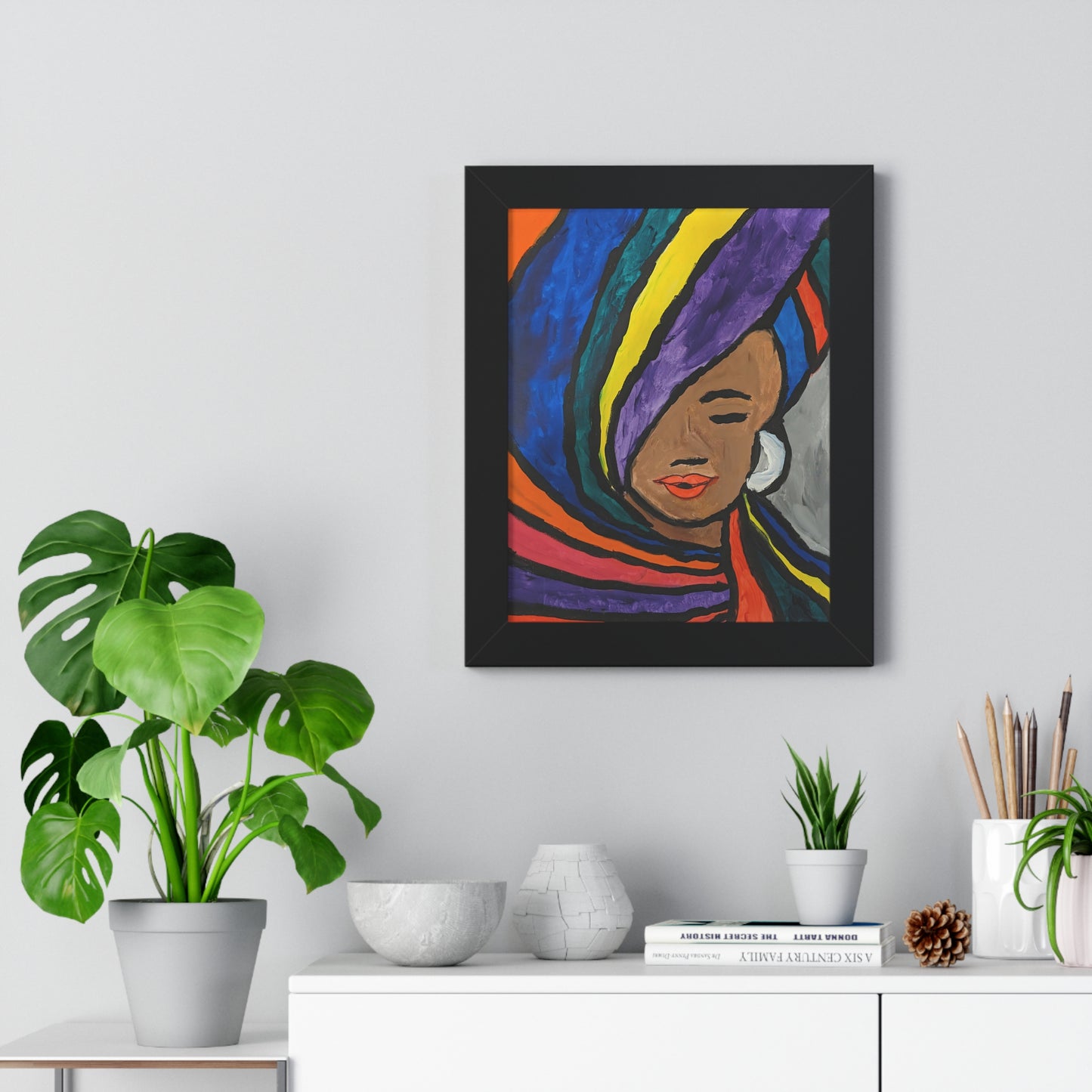 Framed Print - Pretty Lady