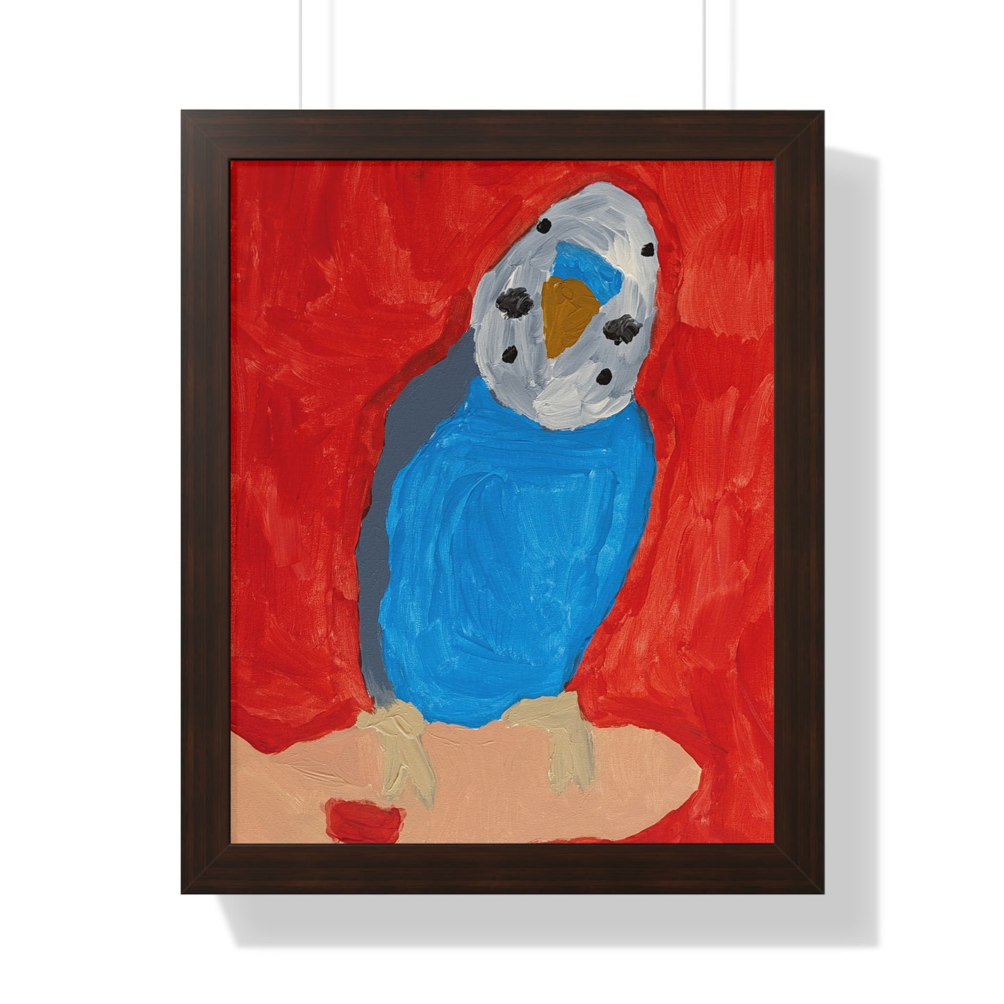 Framed Print - Dallas the Budgie