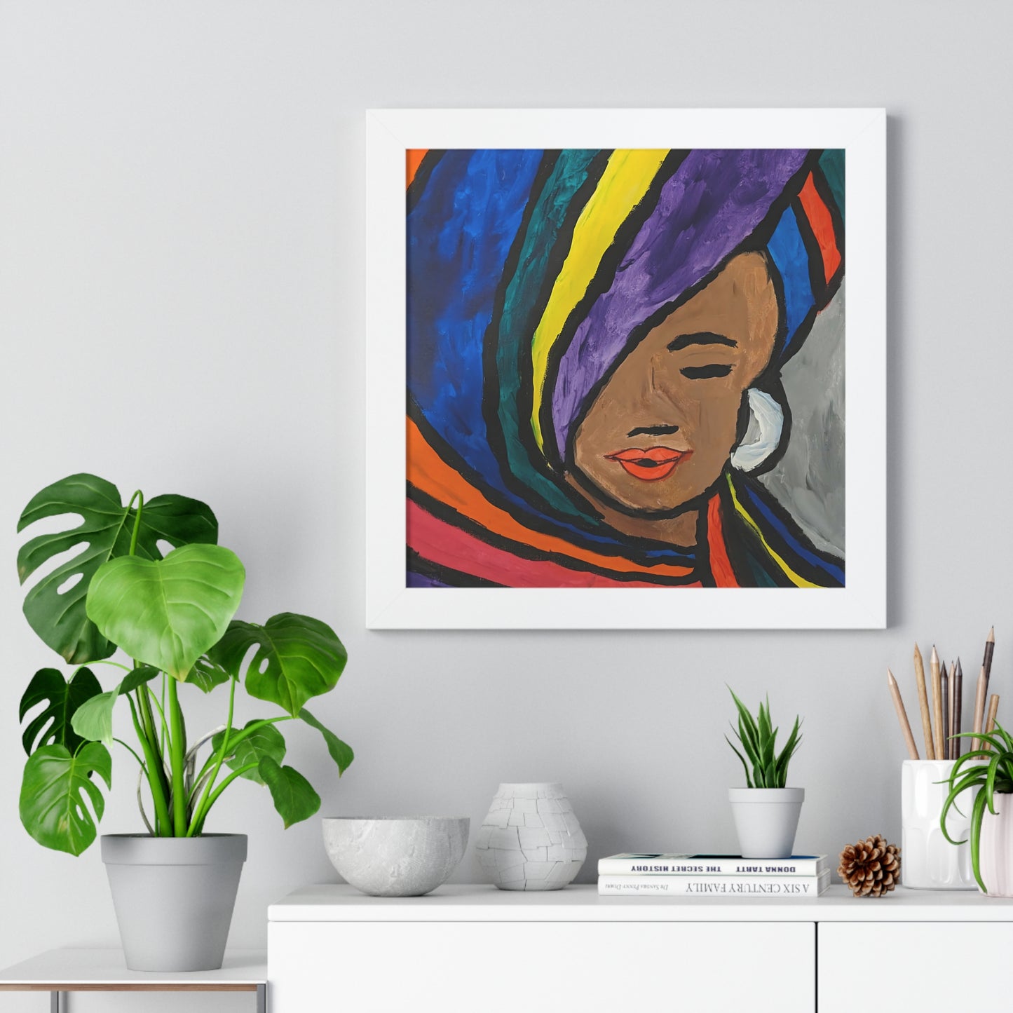 Framed Print - Pretty Lady