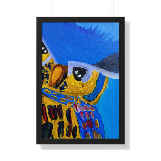 Framed Print - "Sapphire Sentinel"