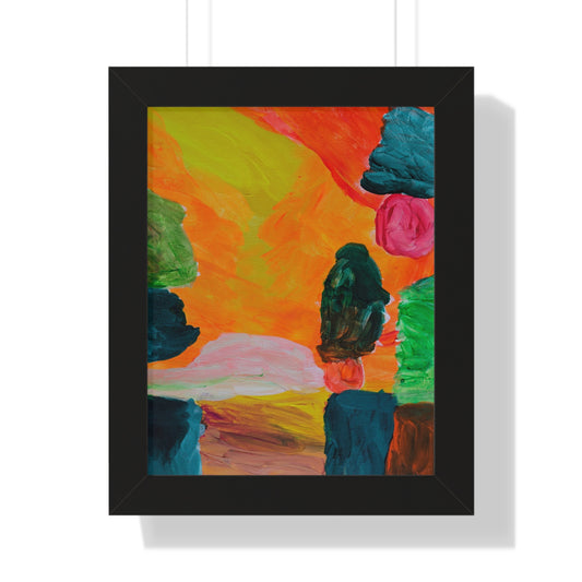 Framed Print - "Spectral Sunset"