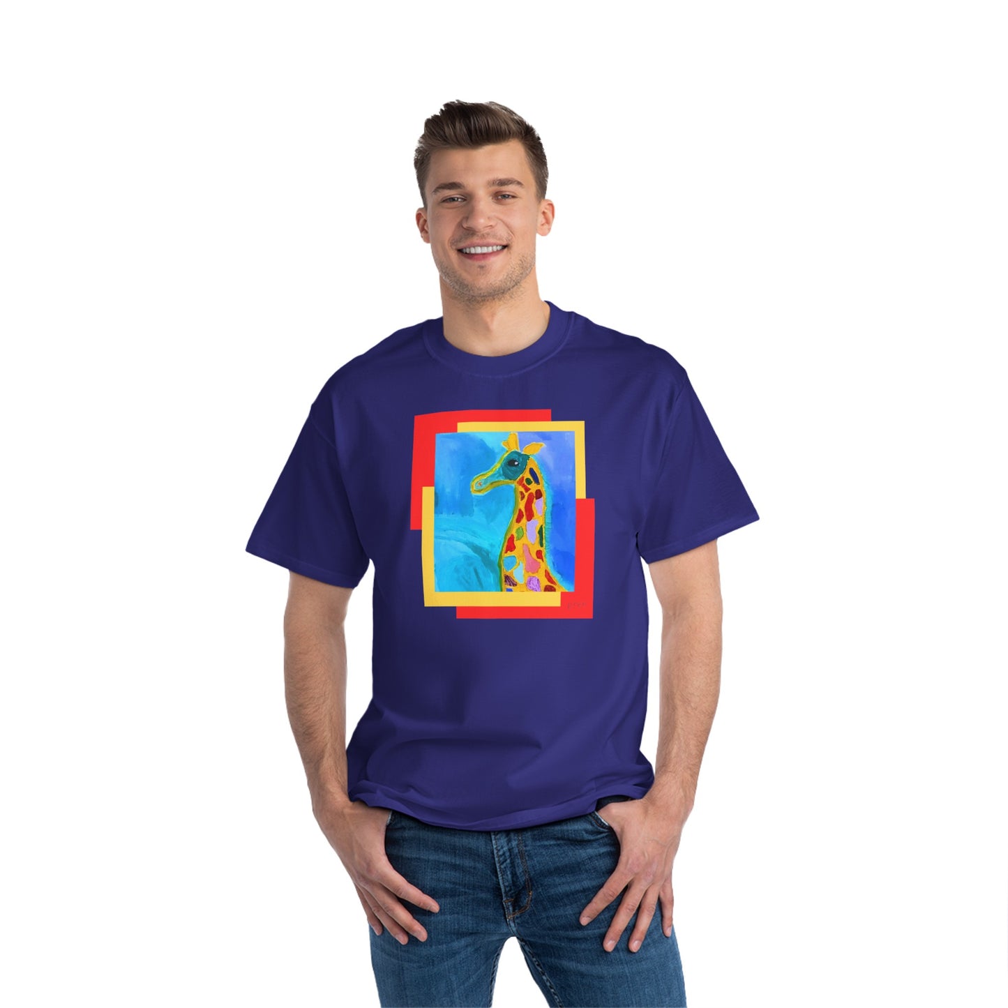 Beefy-T®  Short-Sleeve - giraffe