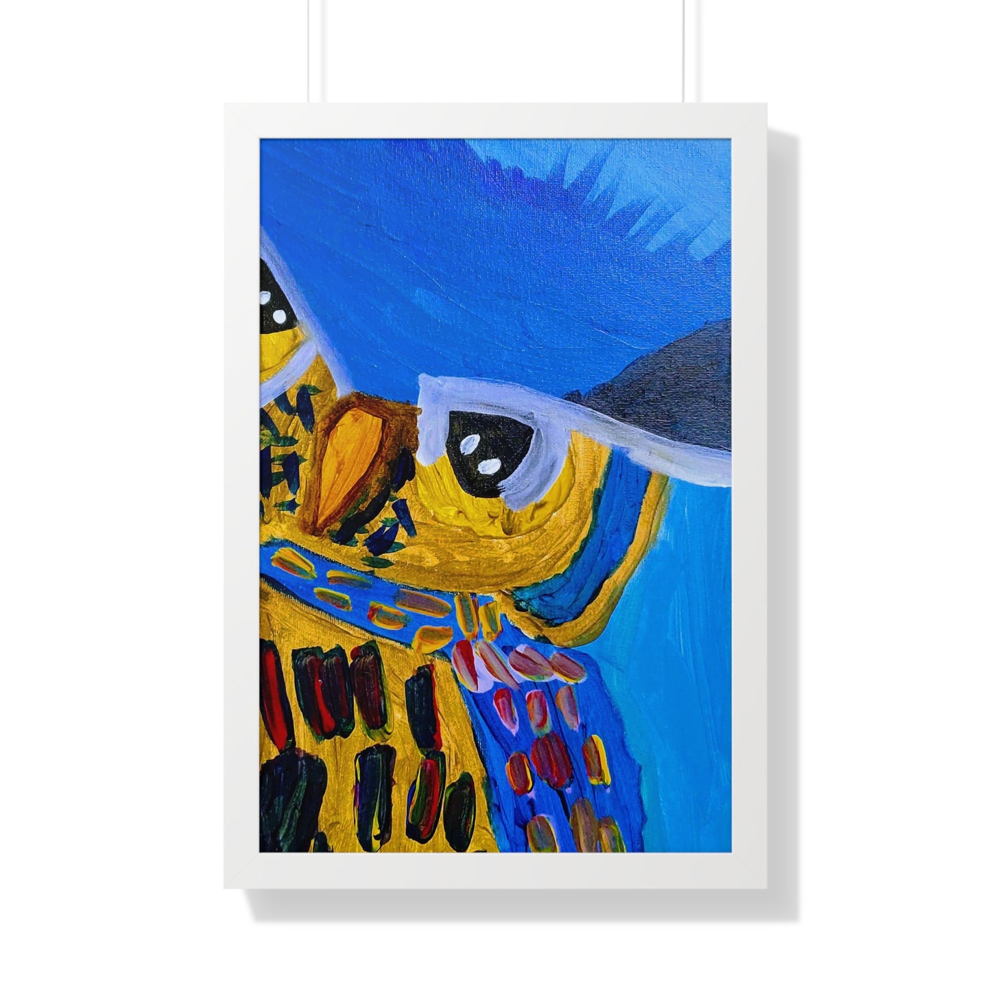 Framed Print - "Sapphire Sentinel"