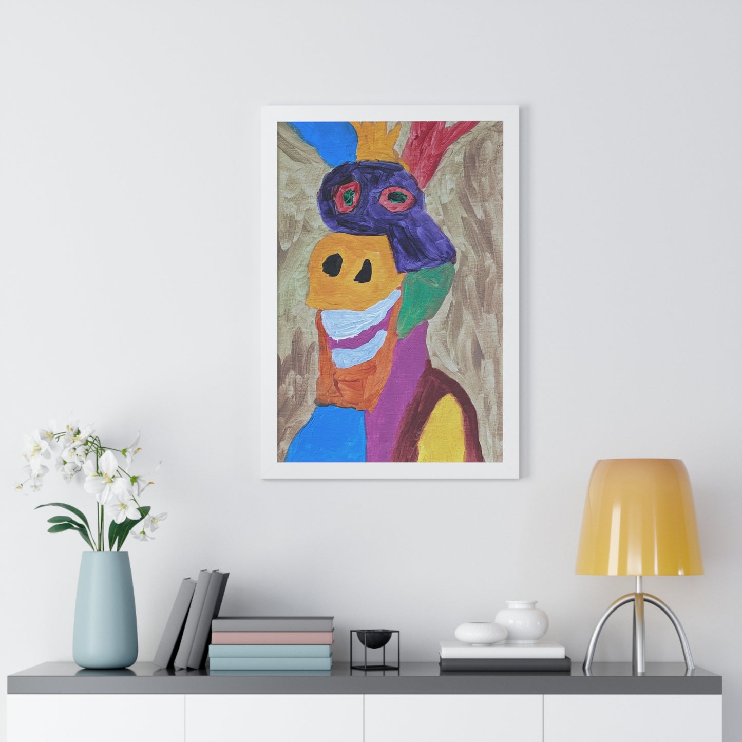 Framed Print - "Smiley Donkey"